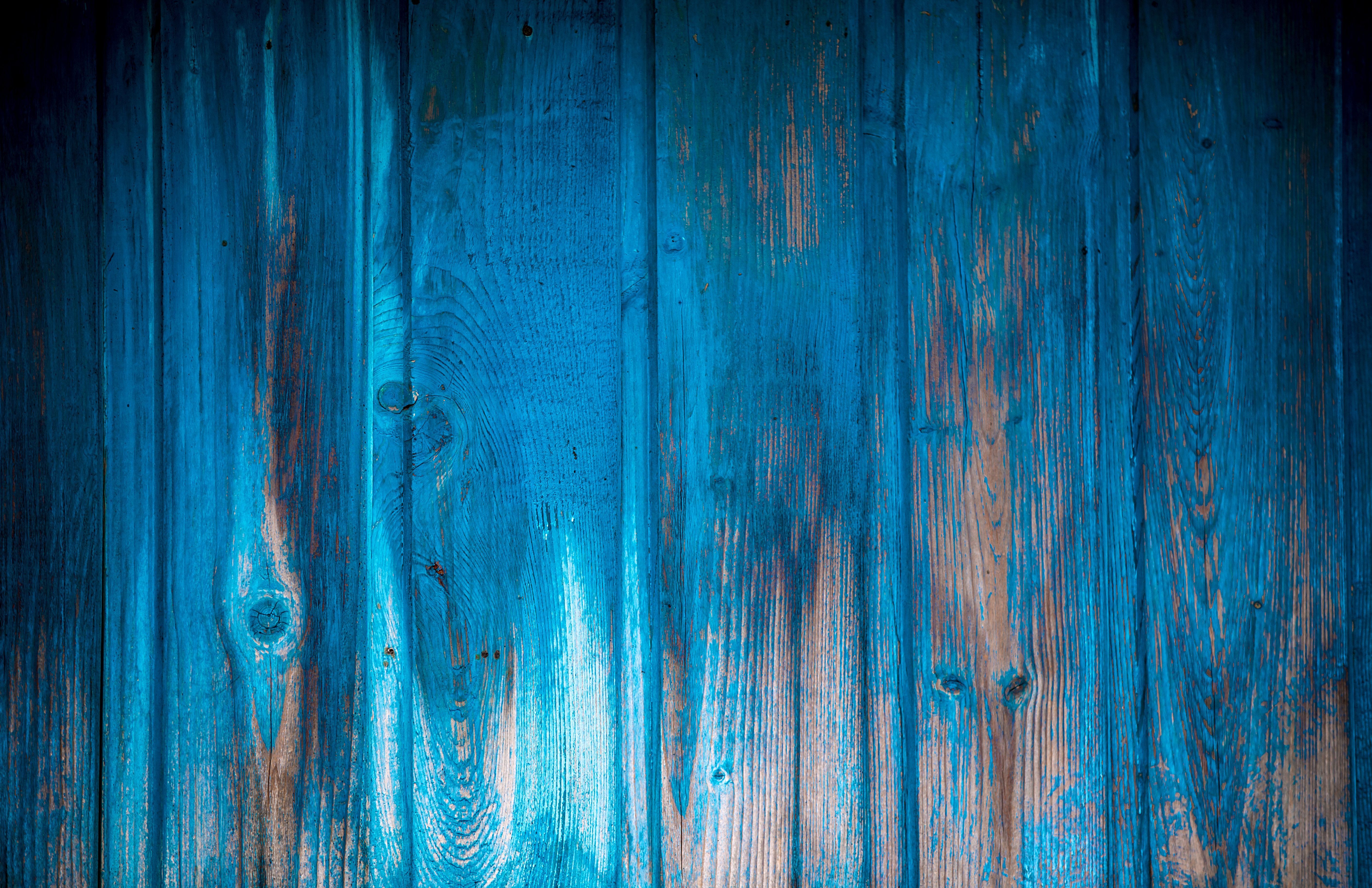 Assi di legno blu texture, 5648x3656 UHD, PC 4K
