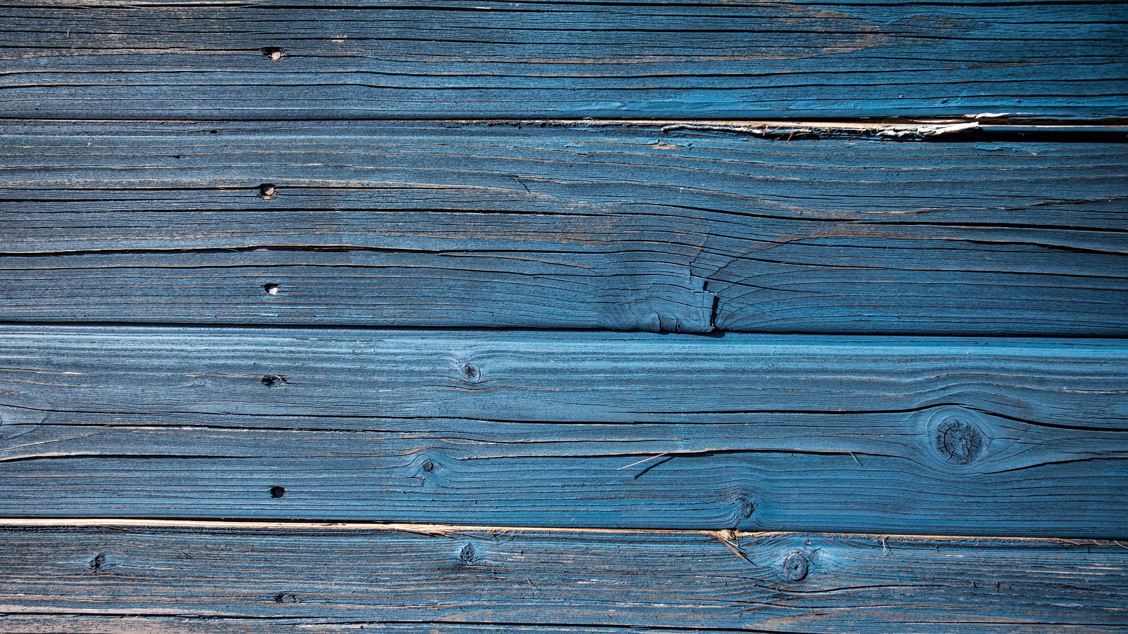 Assi di legno blu, 3840x2160 4K, Desktop 4K