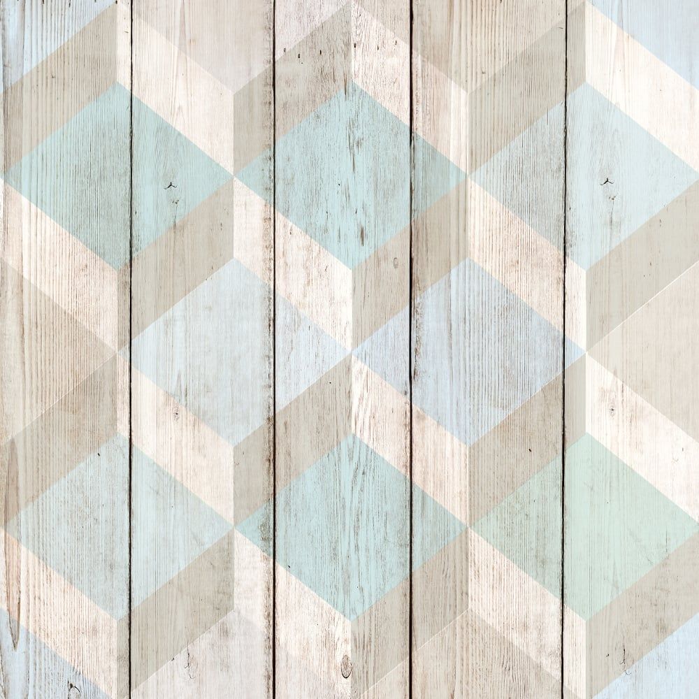 Cubi geometrici legno effetto pastello, 1000x1000 HD, iMac