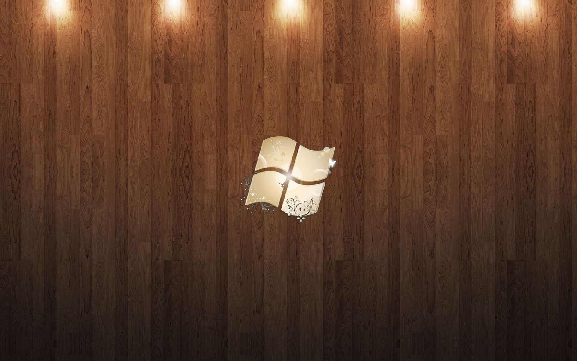 Logo Windows su legno, sistema operativo Microsoft, 1920x1200 WUXGA, Desktop