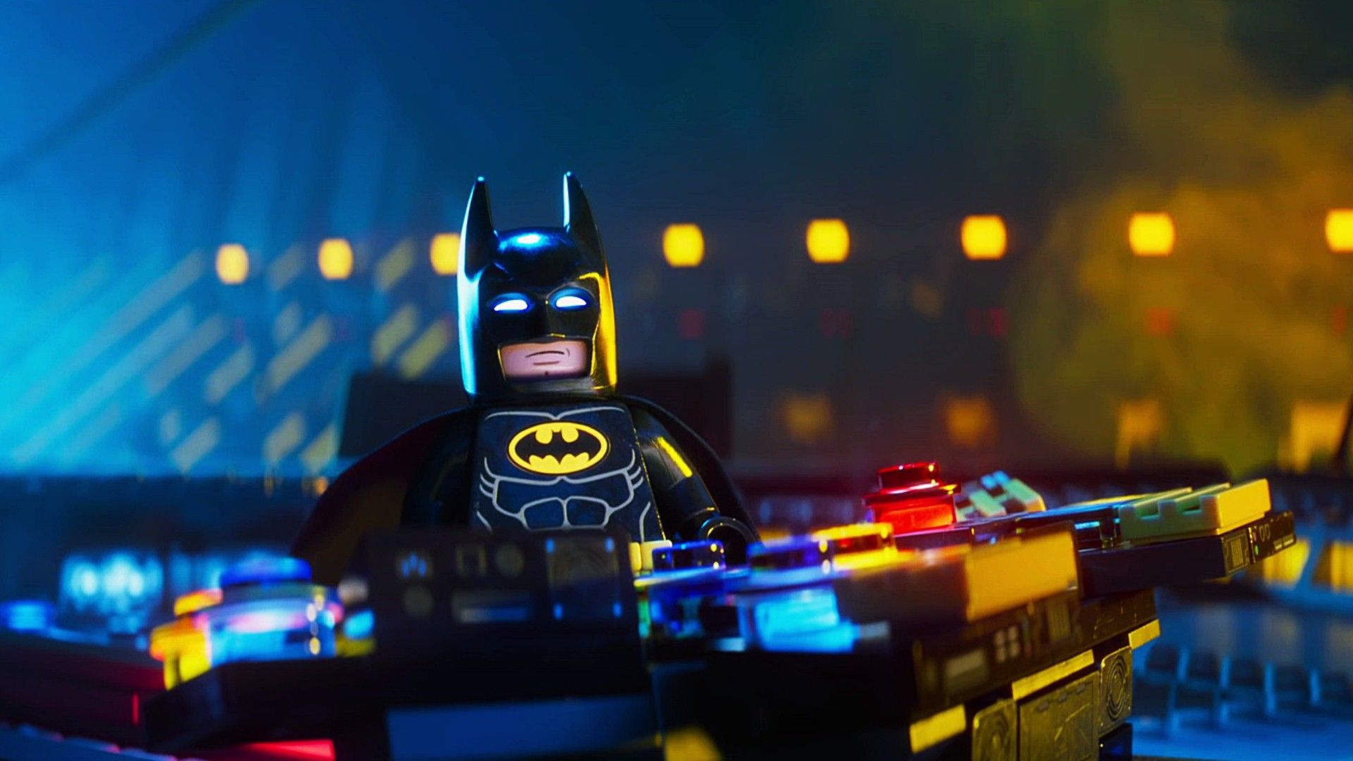 LEGO Batman su Batmobile, DC Comics, 1920x1080 1080p, Desktop