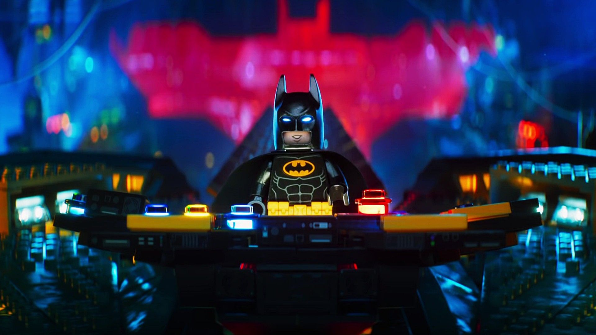 LEGO Batman su Batmobile, 1920x1080 Full HD 1080p, Desktop