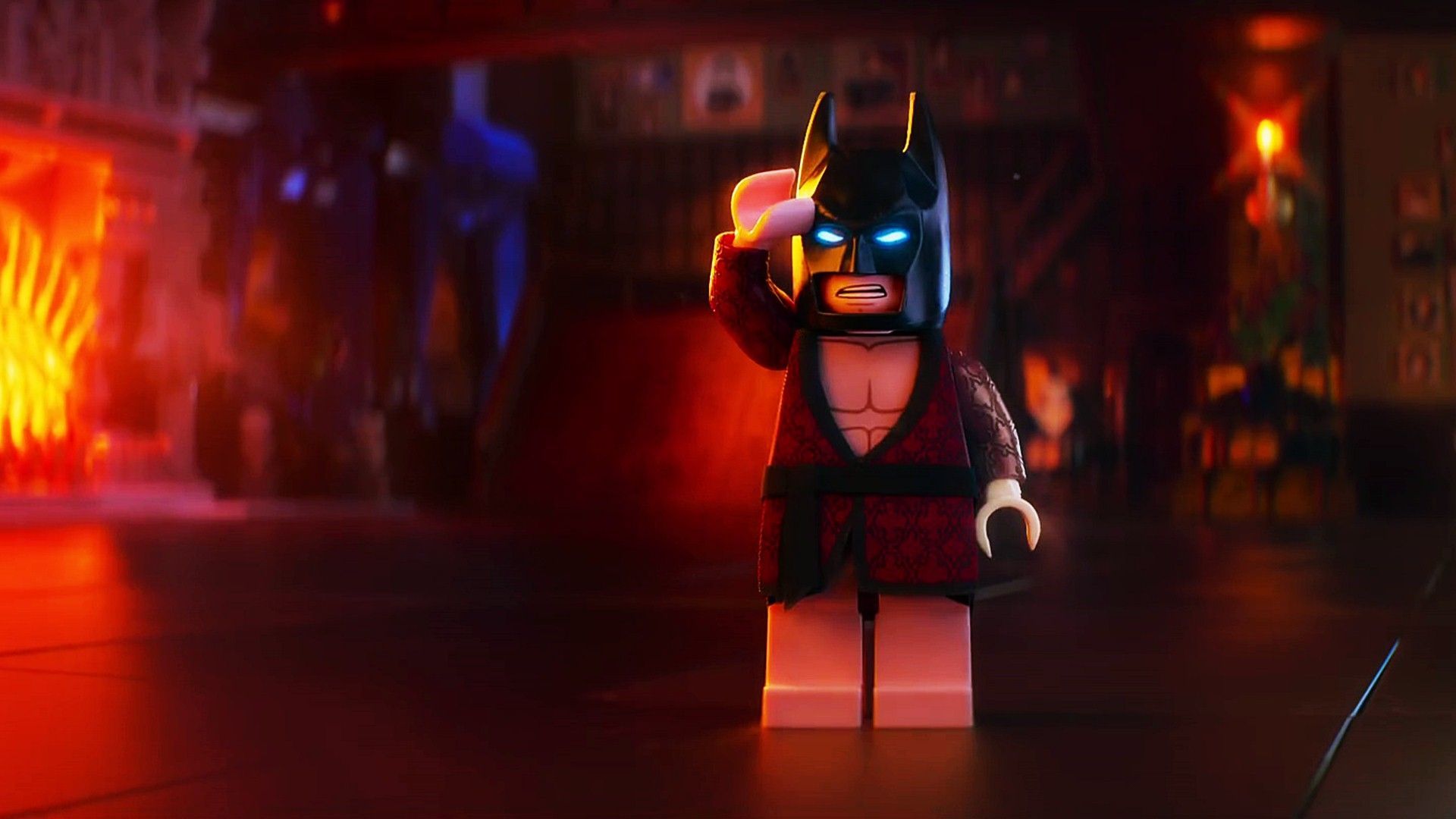 LEGO Batman minifigure notturna, 1920x1080 Full HD, Desktop