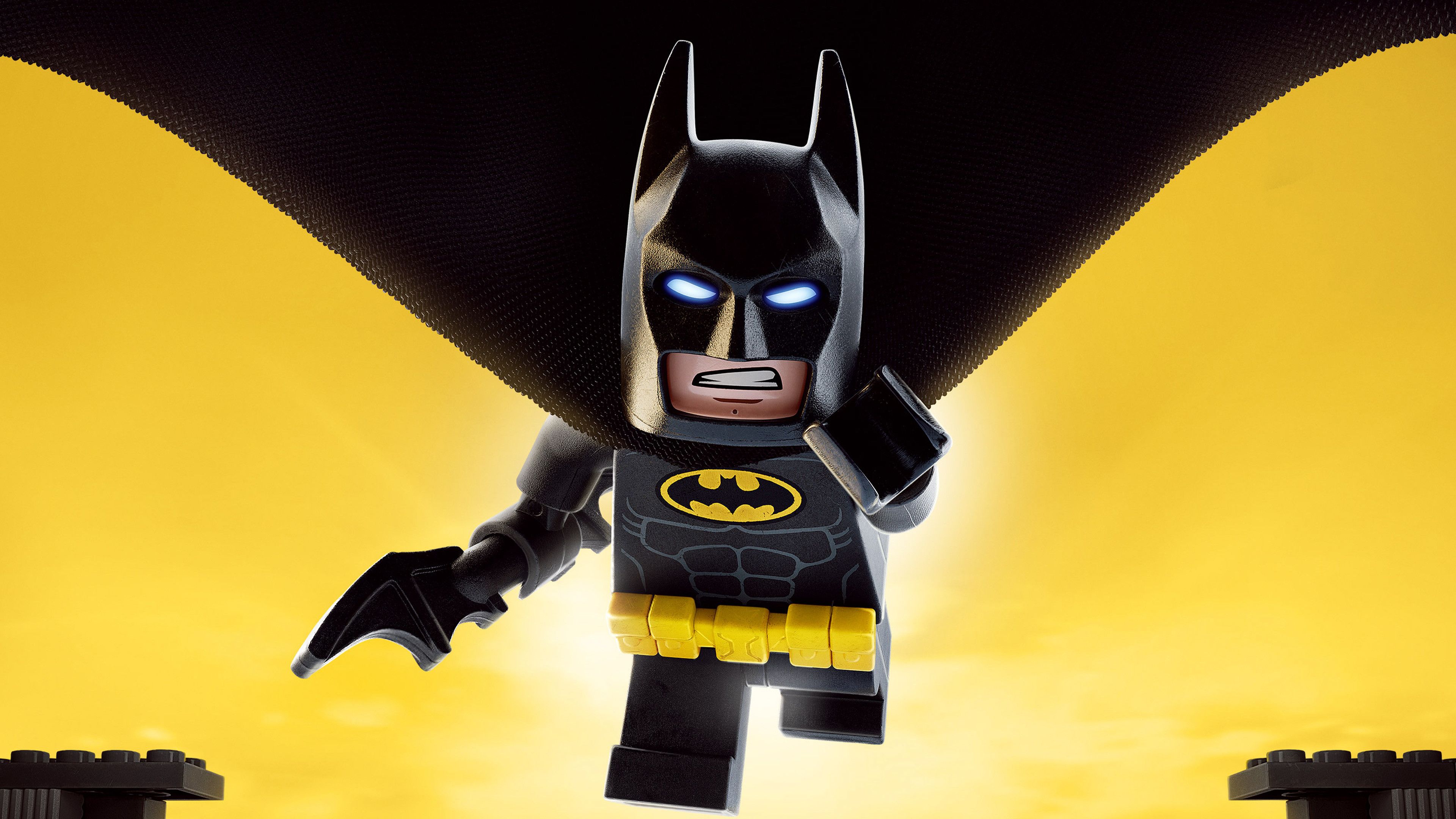 LEGO Batman personaggio, DC Comics, 3840x2160 4K Ultra HD, Monitor 4K