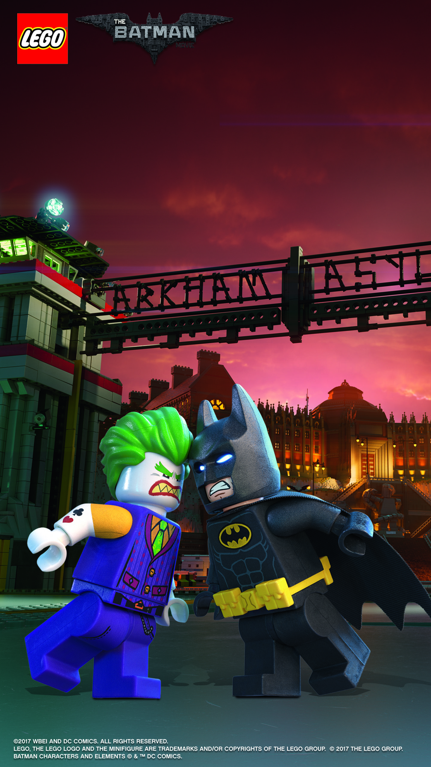 LEGO Batman contro Joker, 1440x2560 Full HD Verticale, Smartphone