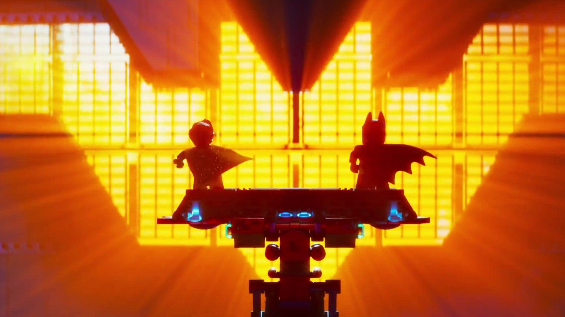 LEGO Batman e Robin silhouette, 1920x1080 Full HD 1080p, PC