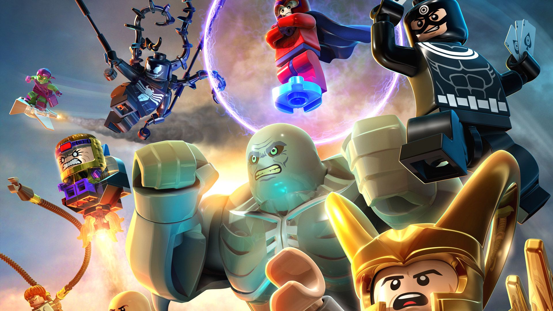 LEGO Marvel Super Heroes personaggi, mattoncini, 1920x1080 1080p, PC