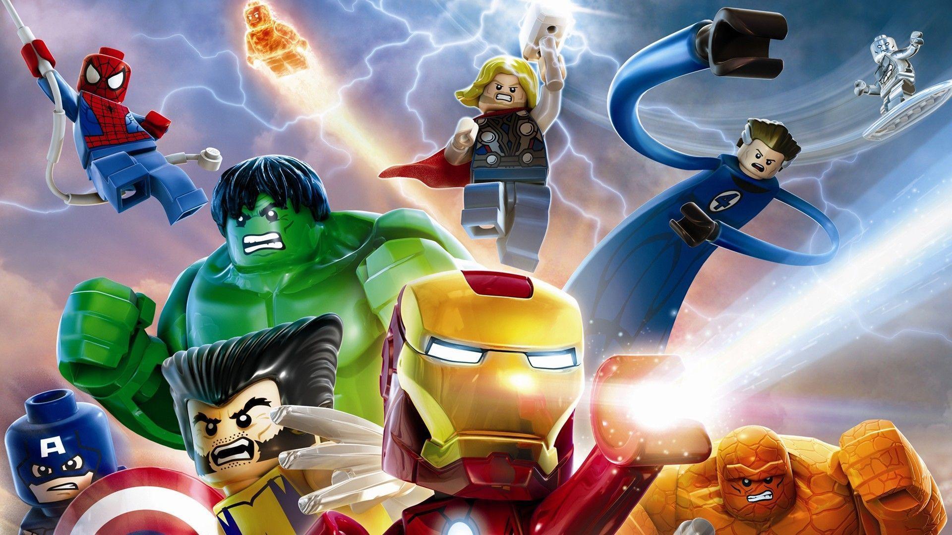 LEGO supereroi Marvel Avengers, MCU, 1920x1080 Full HD, Laptop