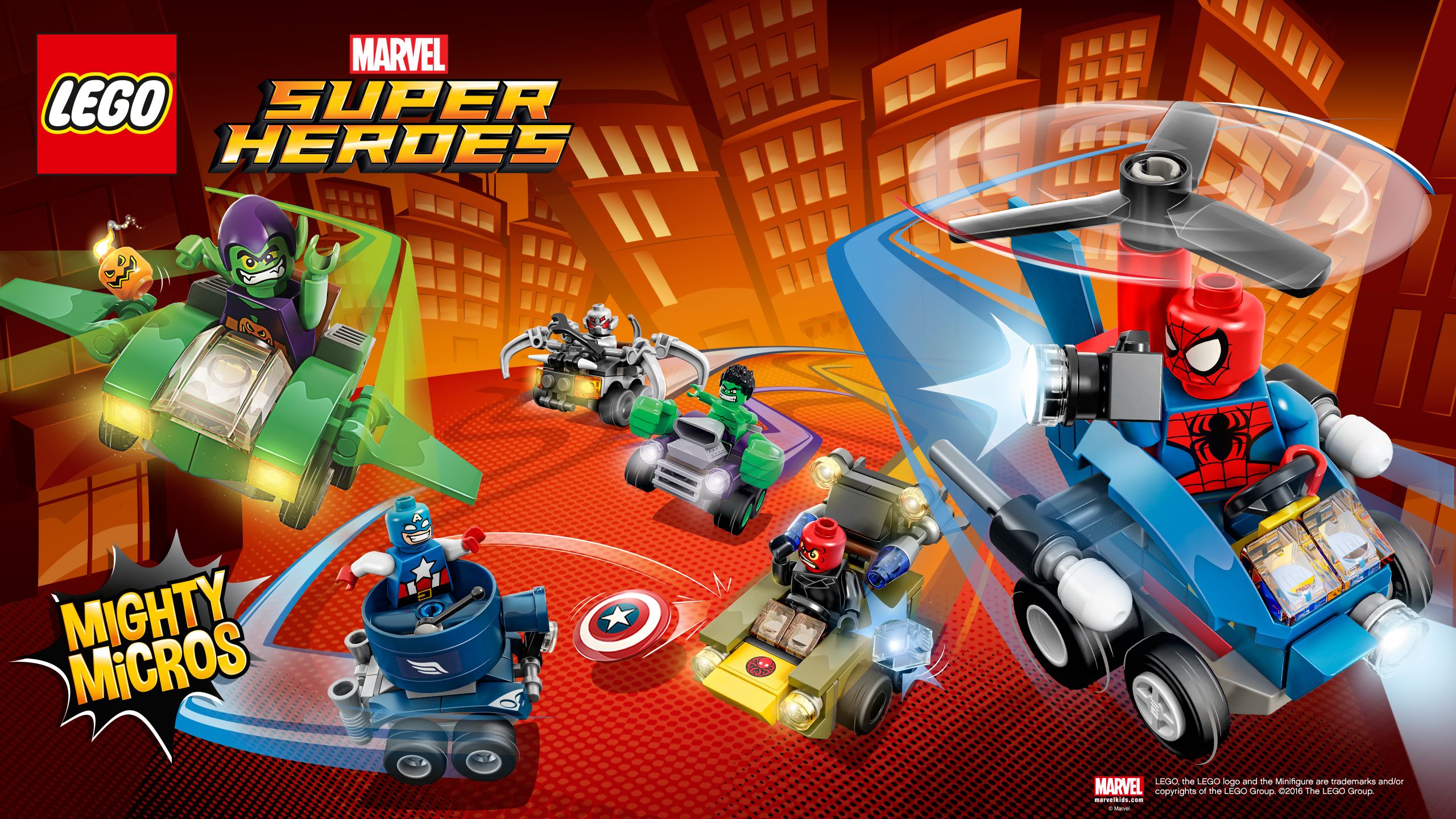 LEGO Avengers supereroi Marvel, 3840x2160 4K Ultra HD, Monitor 4K
