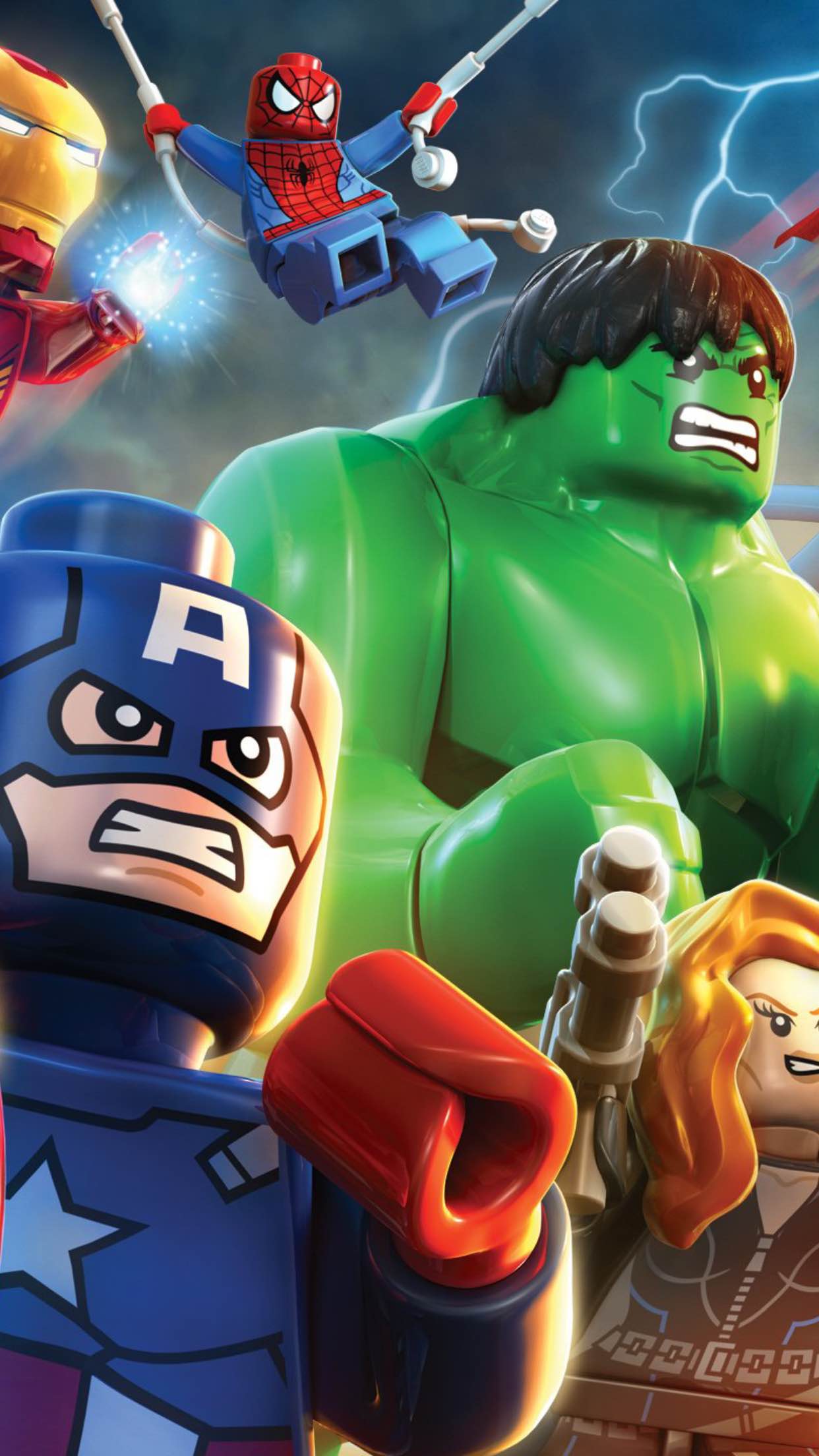 LEGO Marvel Avengers personaggi, 1242x2208 Full HD Verticale, iPhone