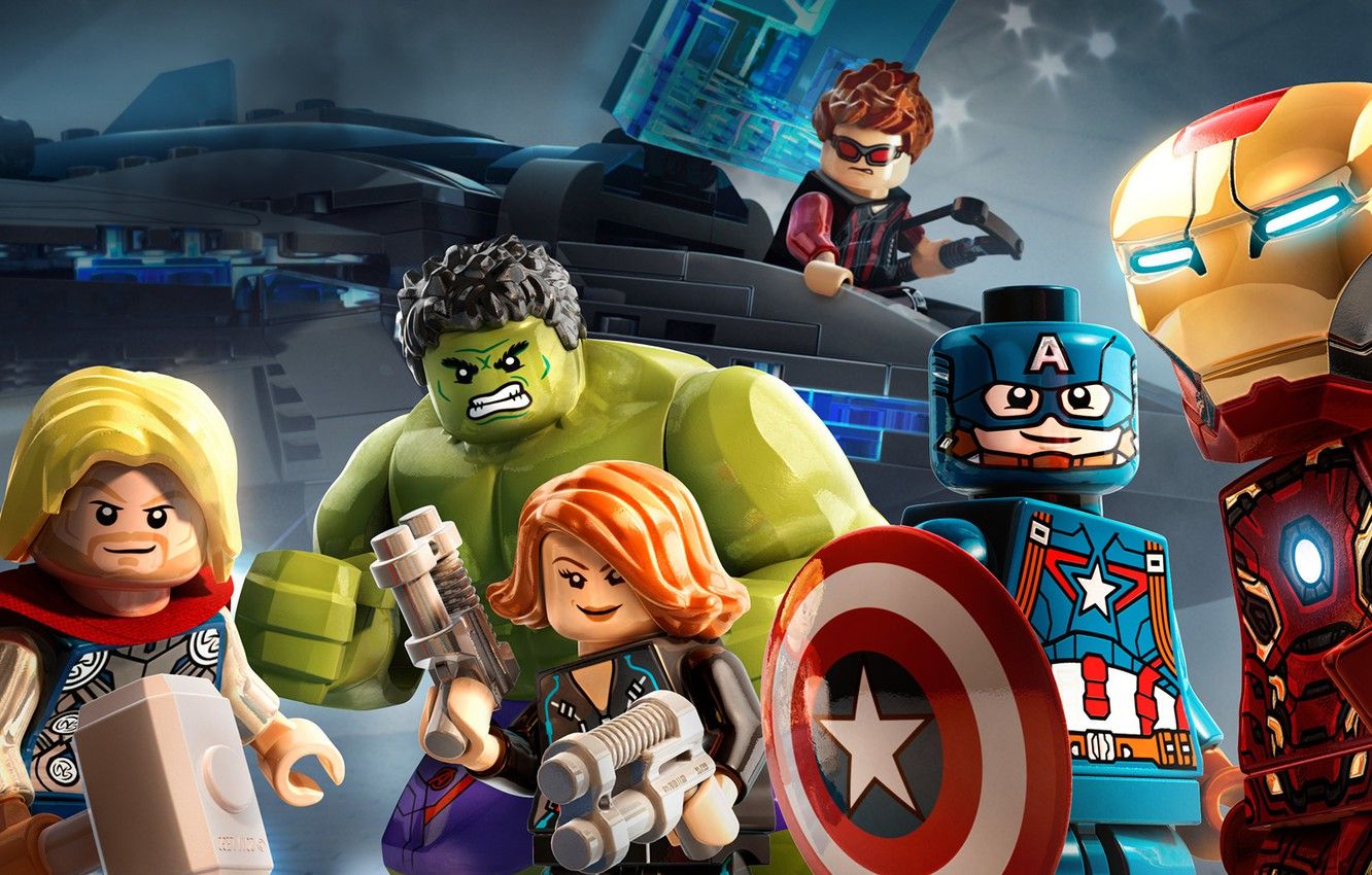 LEGO Avengers Marvel personaggi, 1332x850 HD, Notebook Gaming