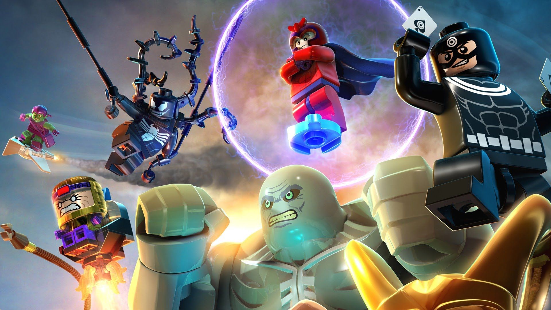 LEGO Marvel supereroi gruppo, 1920x1080 Full HD, PC