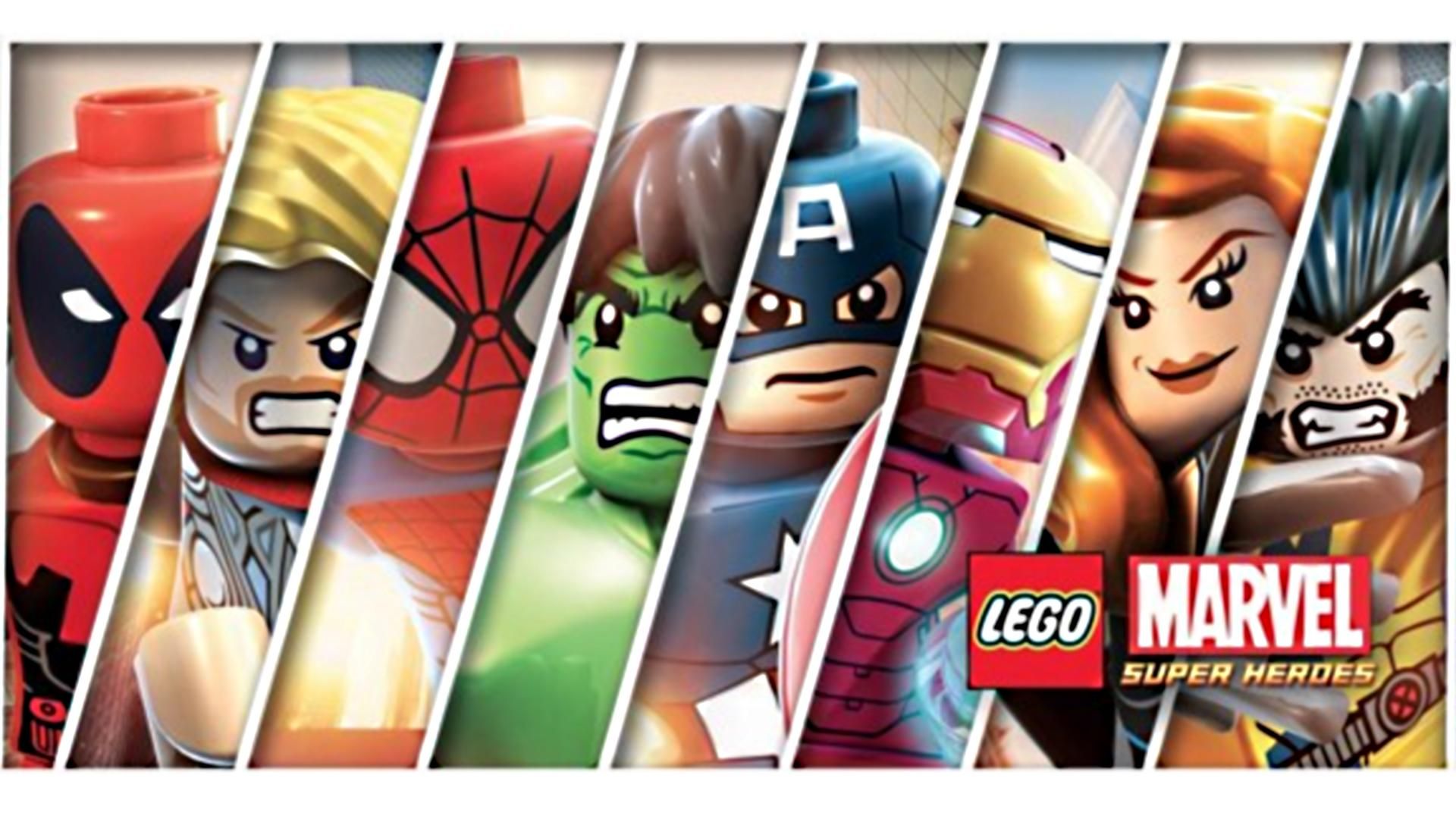 LEGO Marvel Super Heroes personaggi, mattoncini, 1920x1080 Full HD, Desktop