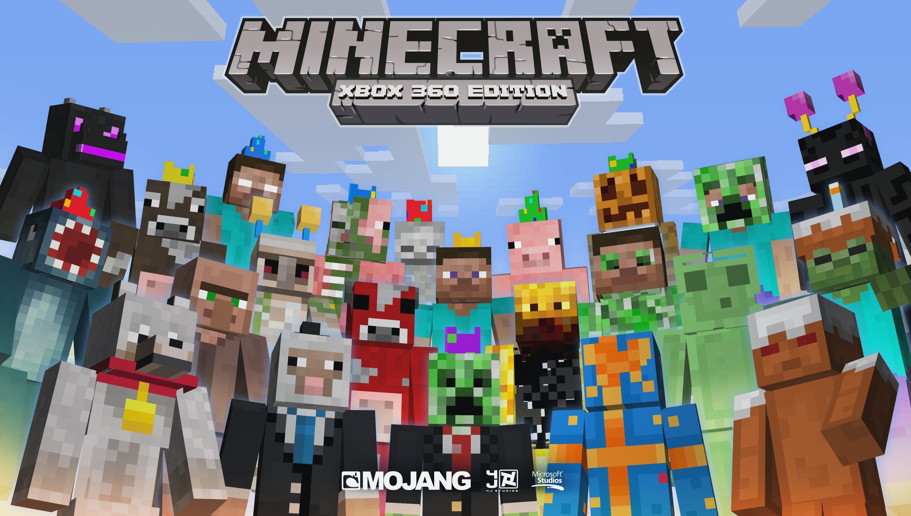 Personaggi Minecraft Xbox 360 Edition, console Microsoft, 3179x1800 2K, Desktop