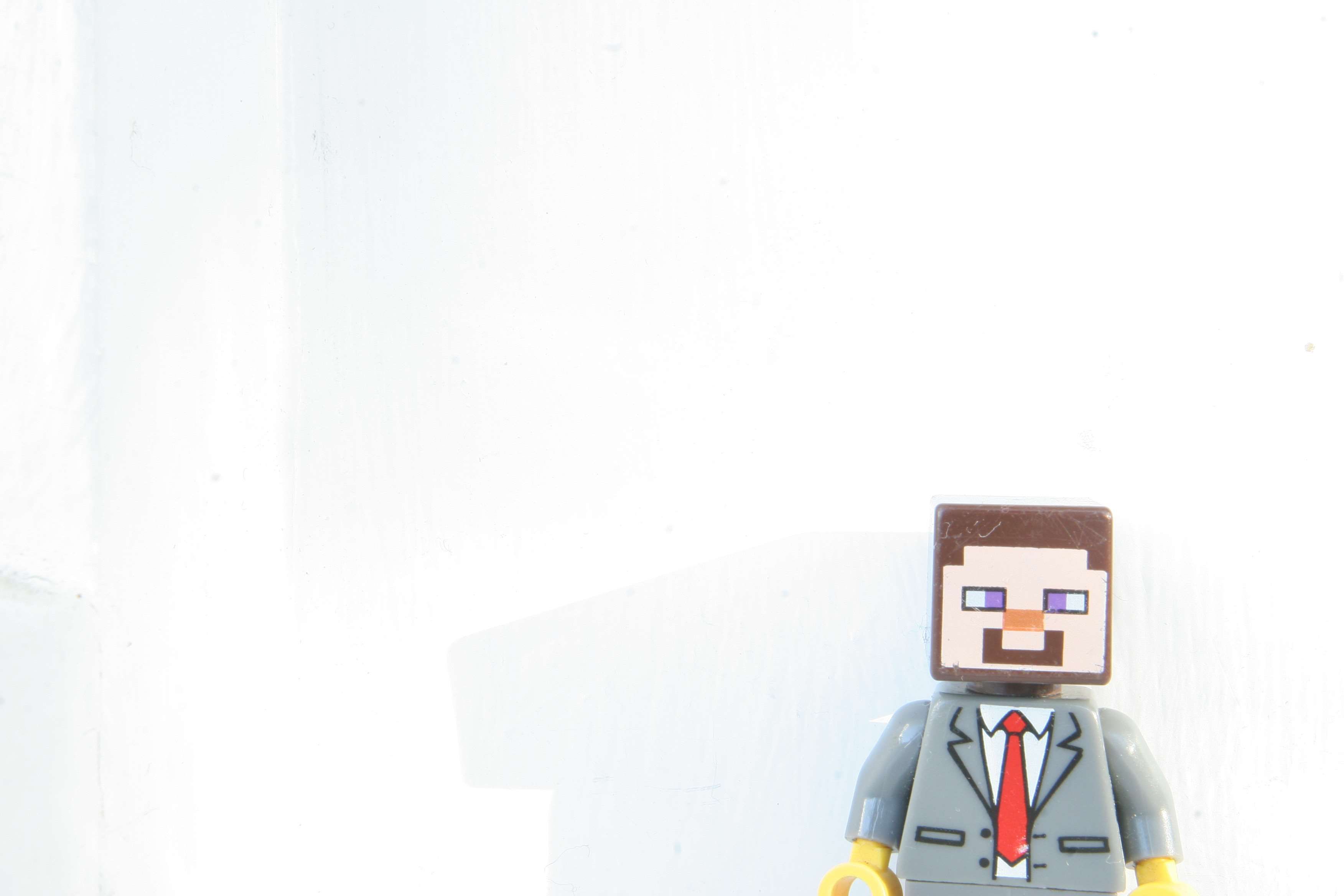 LEGO Minecraft Steve minifigure, 3504x2336 2K+, Desktop