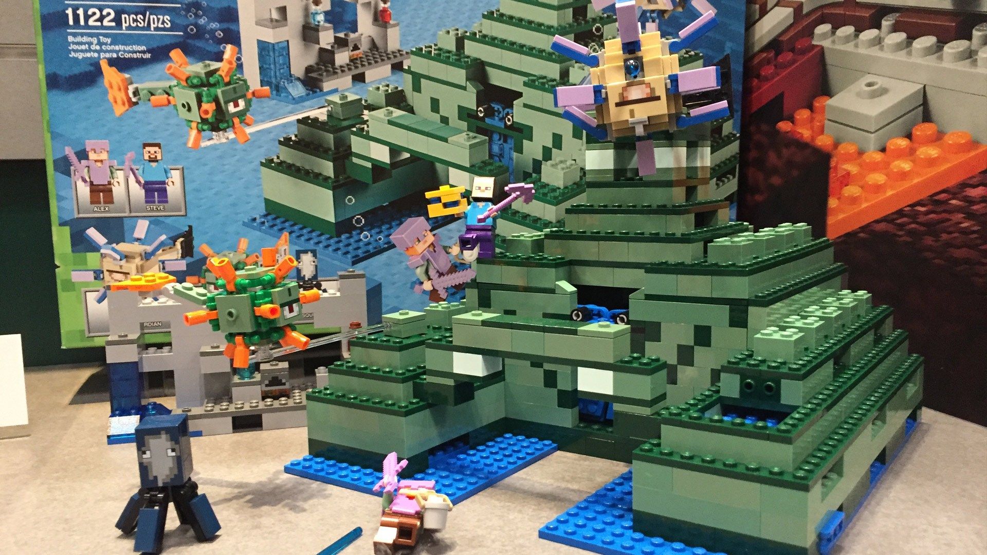 Set LEGO Minecraft montagna verde, 1920x1080 Full HD, PC Desktop