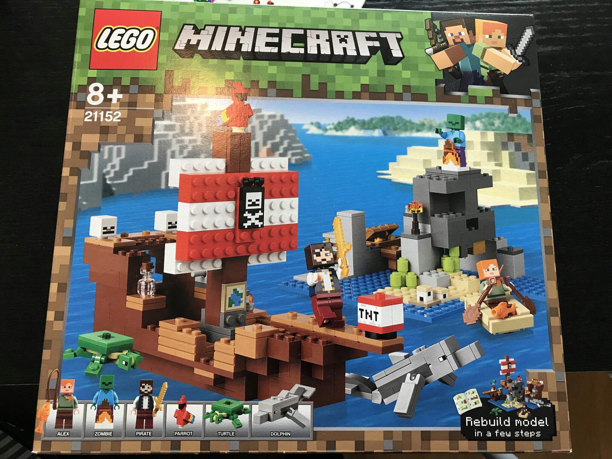 Scatola LEGO Minecraft nave pirata, 2048x1536 Hi-Res, Desktop