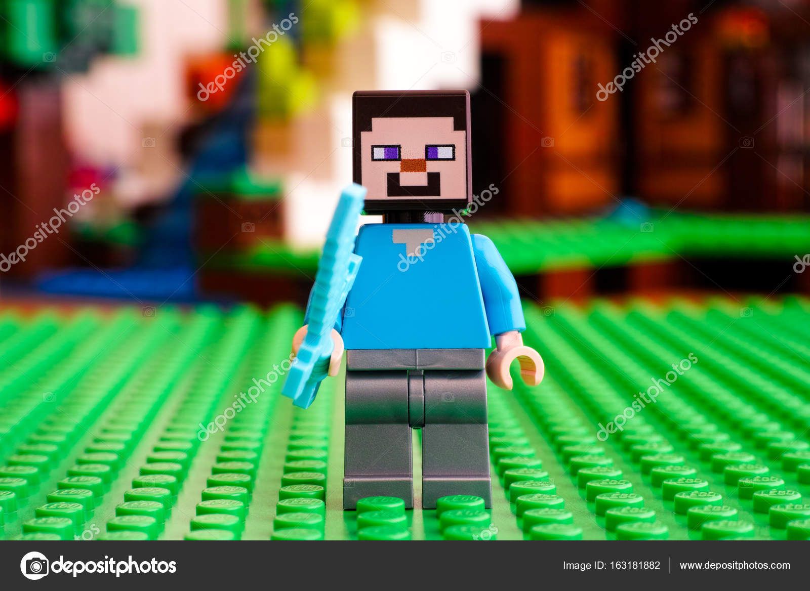 Personaggio LEGO Minecraft Steve, mattoncini, 1600x1168 HD, Laptop