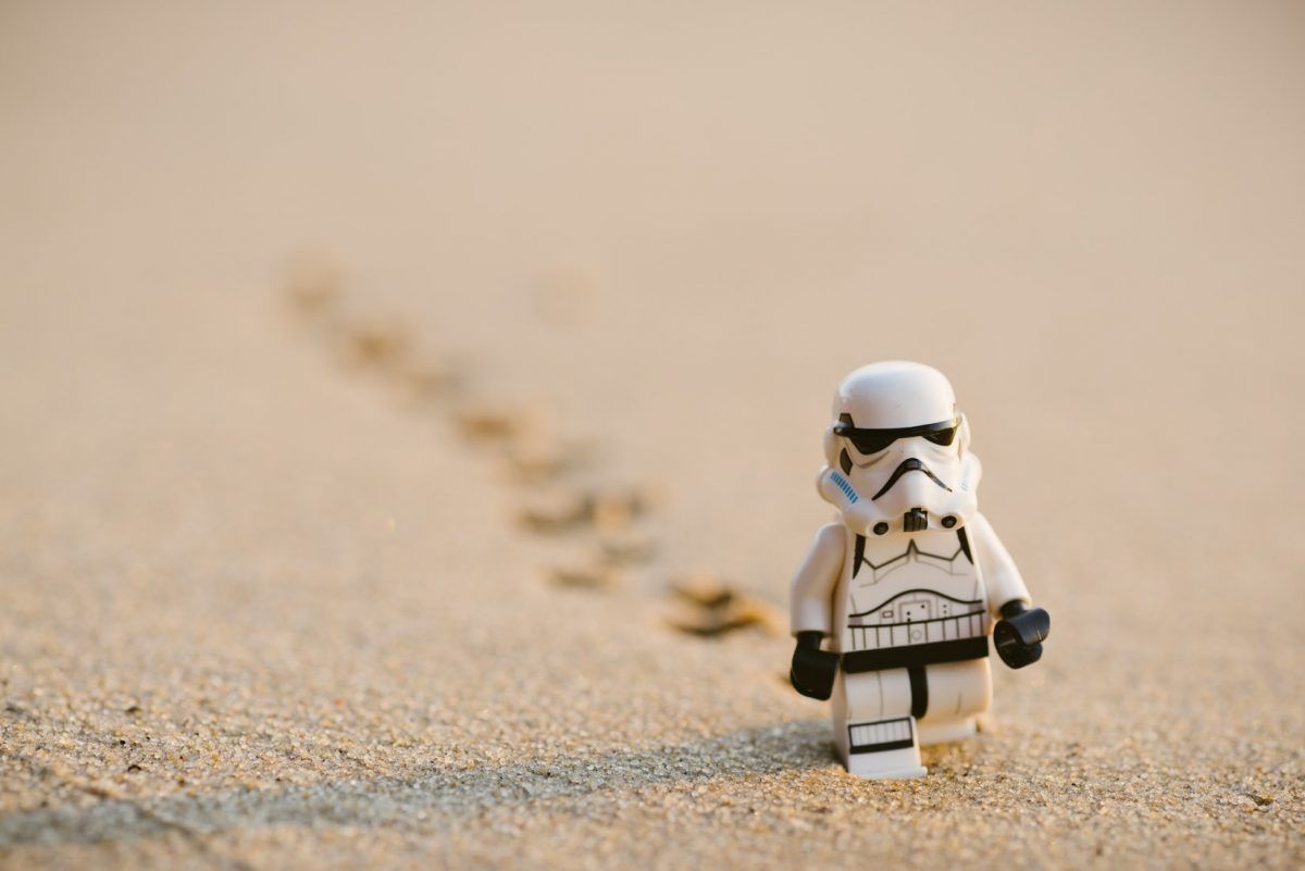 Lego Stormtrooper nel deserto, 1200x801 HD, Lenovo Legion