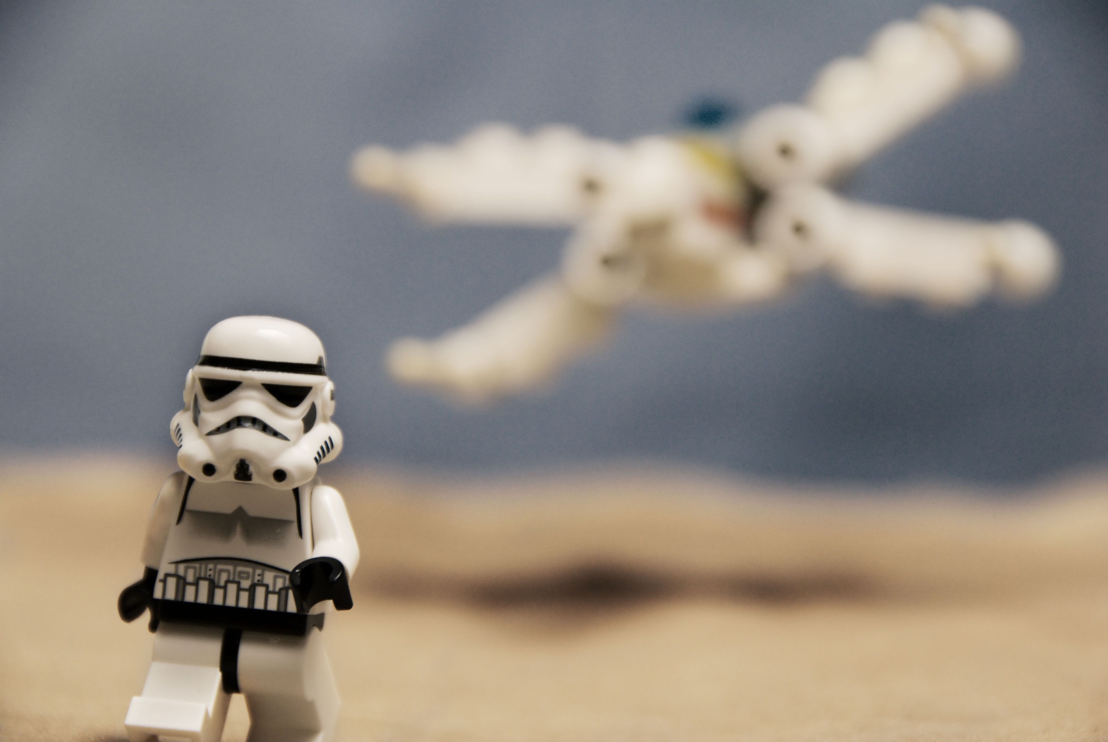 LEGO Stormtrooper e X-wing, 3872x2592 4K, Desktop 4K