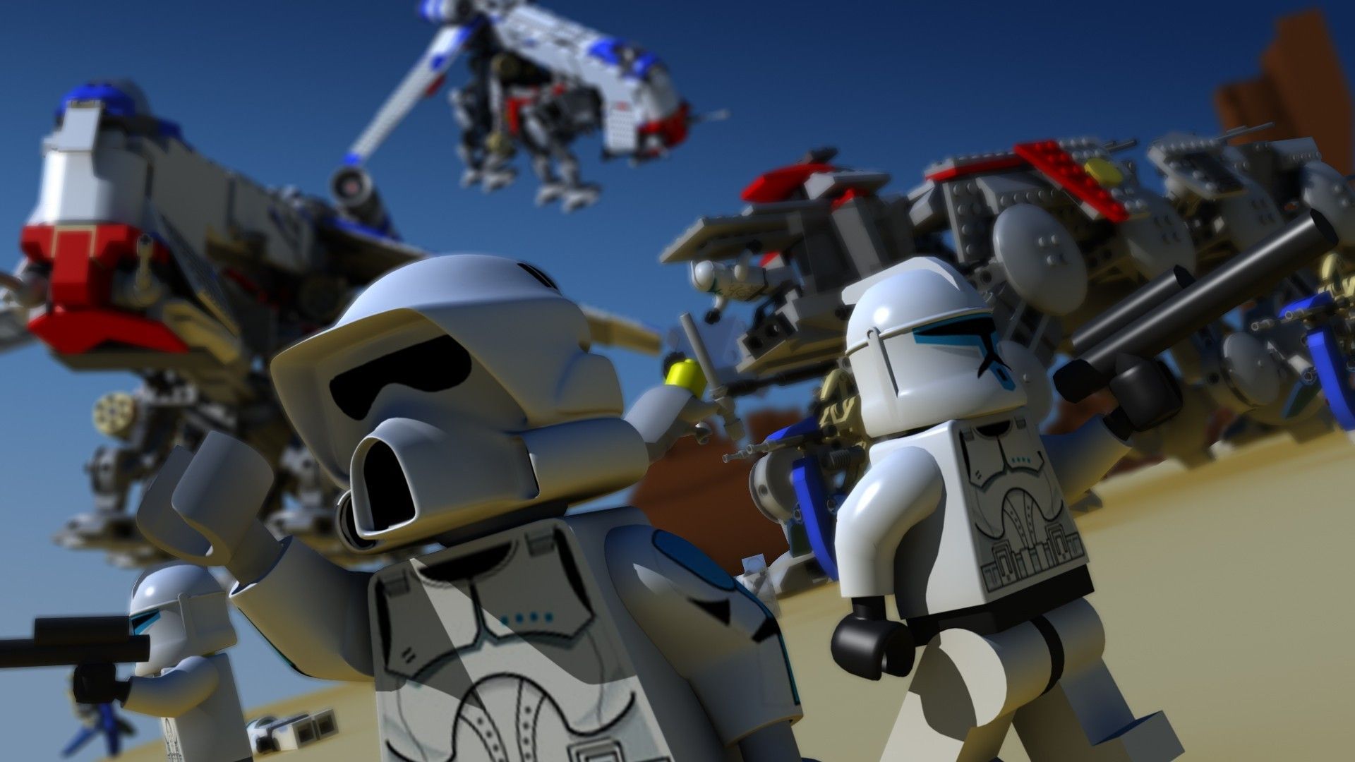 LEGO Star Wars clone troopers, 1920x1080 1080p, Desktop
