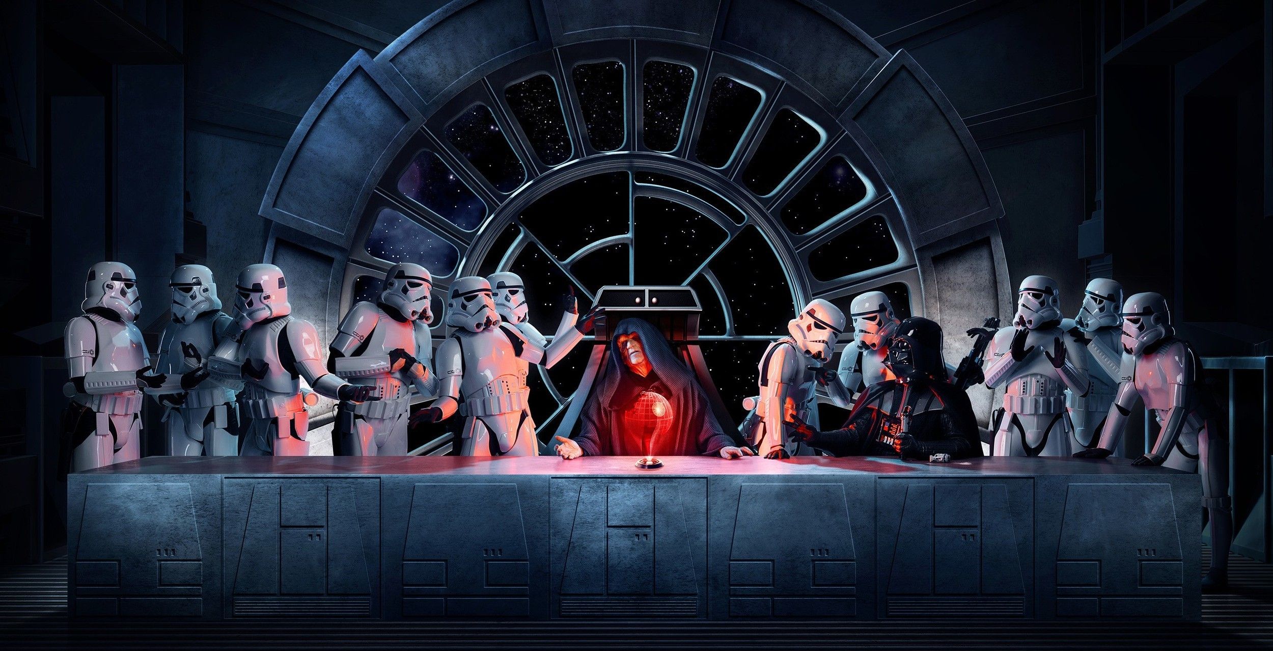 Star Wars Ultima Cena parodia, 2500x1278 Hi-Res, Desktop
