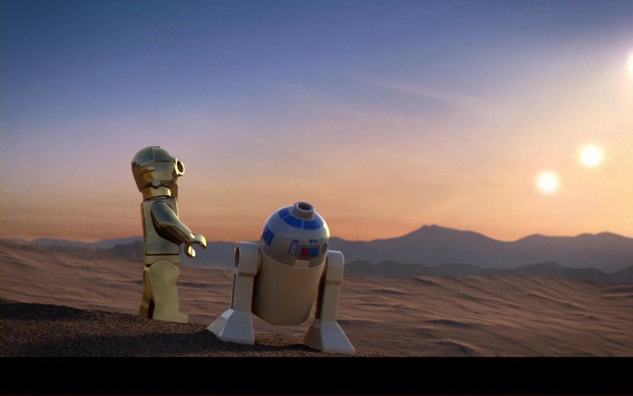 LEGO Yoda e R2-D2 Tatooine, 1280x800 HD, Desktop