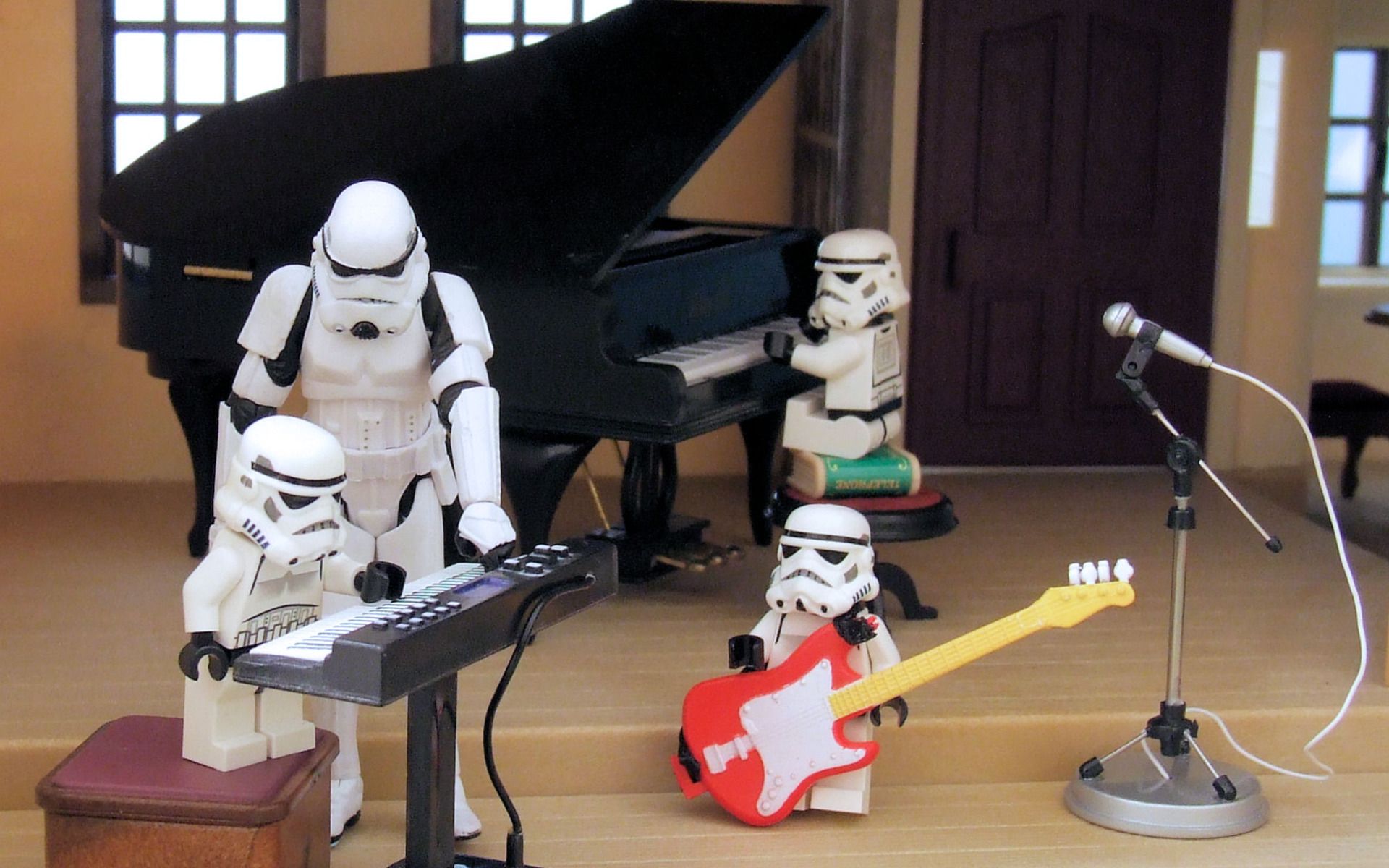 Stormtrooper LEGO banda musicale, 1920x1200 Full HD+, PC