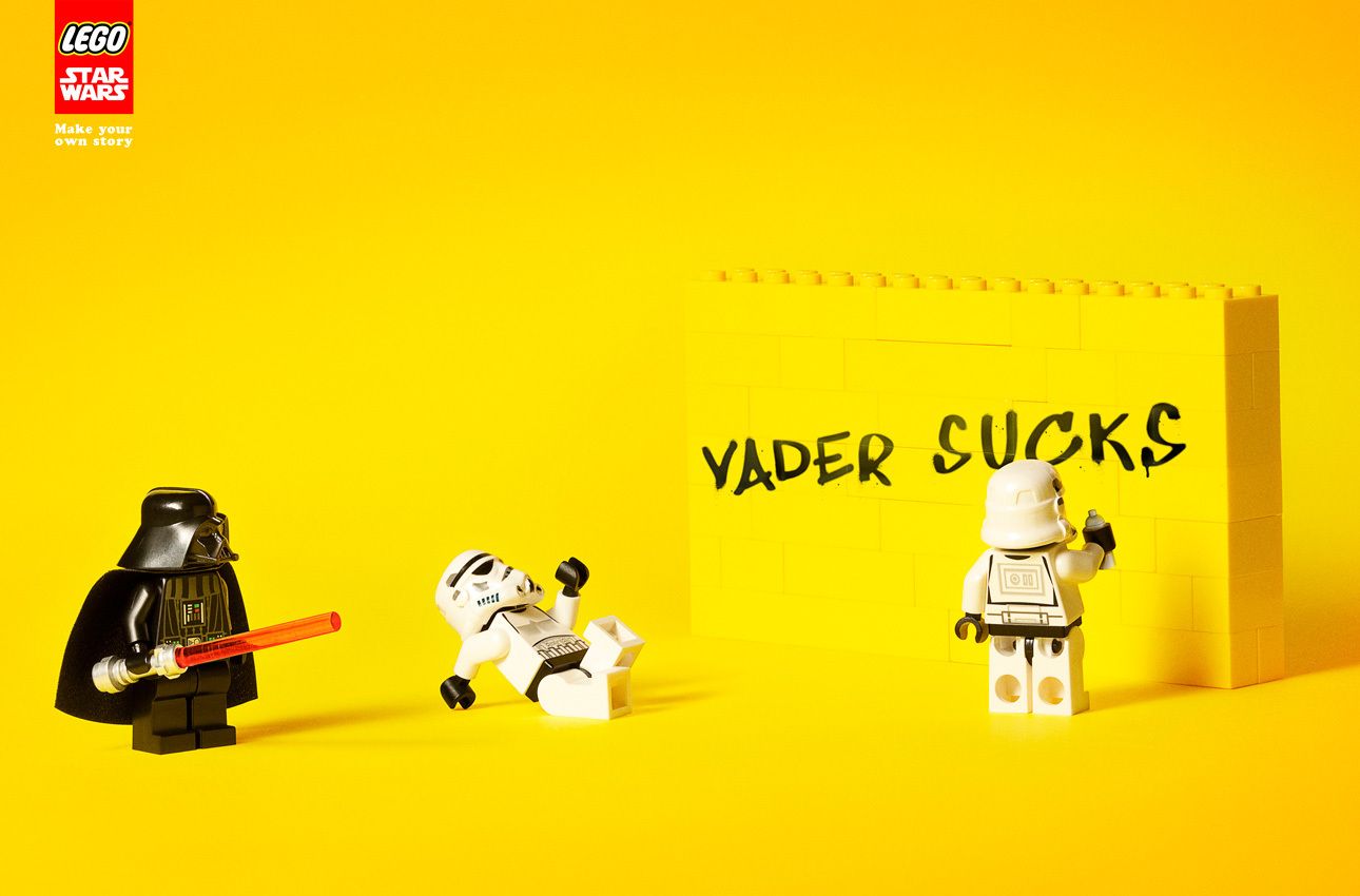 LEGO Star Wars Darth Vader Stormtrooper, 1290x850 HD, Desktop
