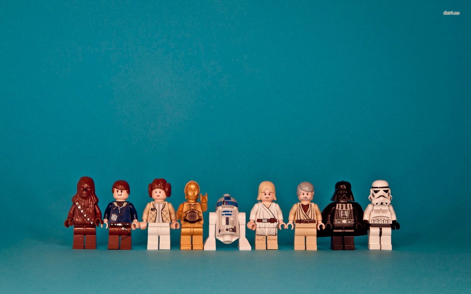 Personaggi LEGO Star Wars in fila, 1920x1200 WUXGA, Desktop