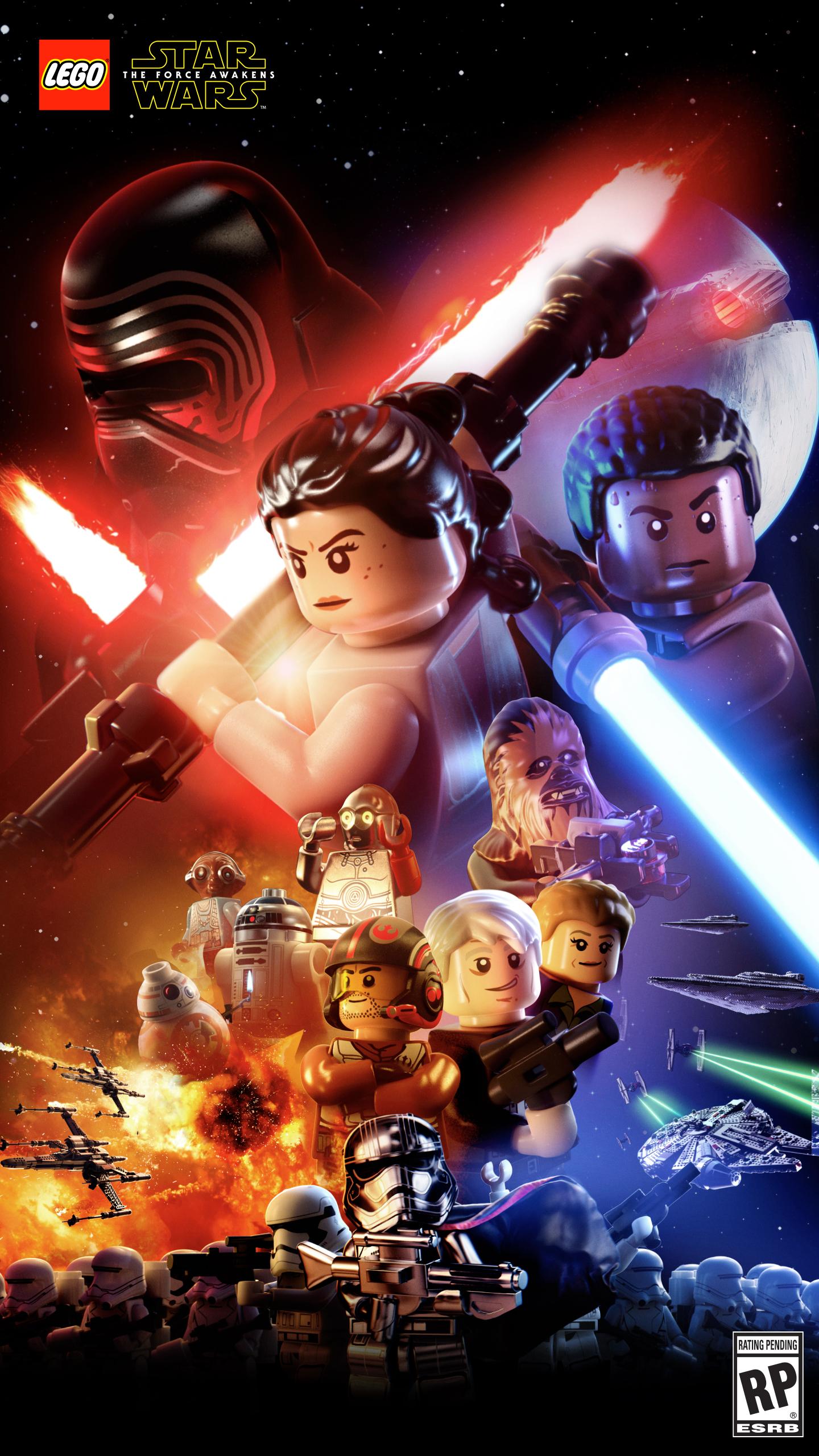 LEGO Star Wars personaggi spade laser, 1440x2560 Verticale, Samsung Galaxy