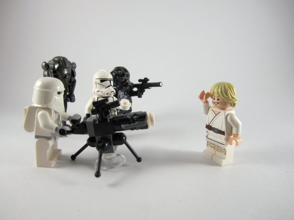 LEGO Star Wars stormtrooper Luke, 1024x768 HD, Desktop