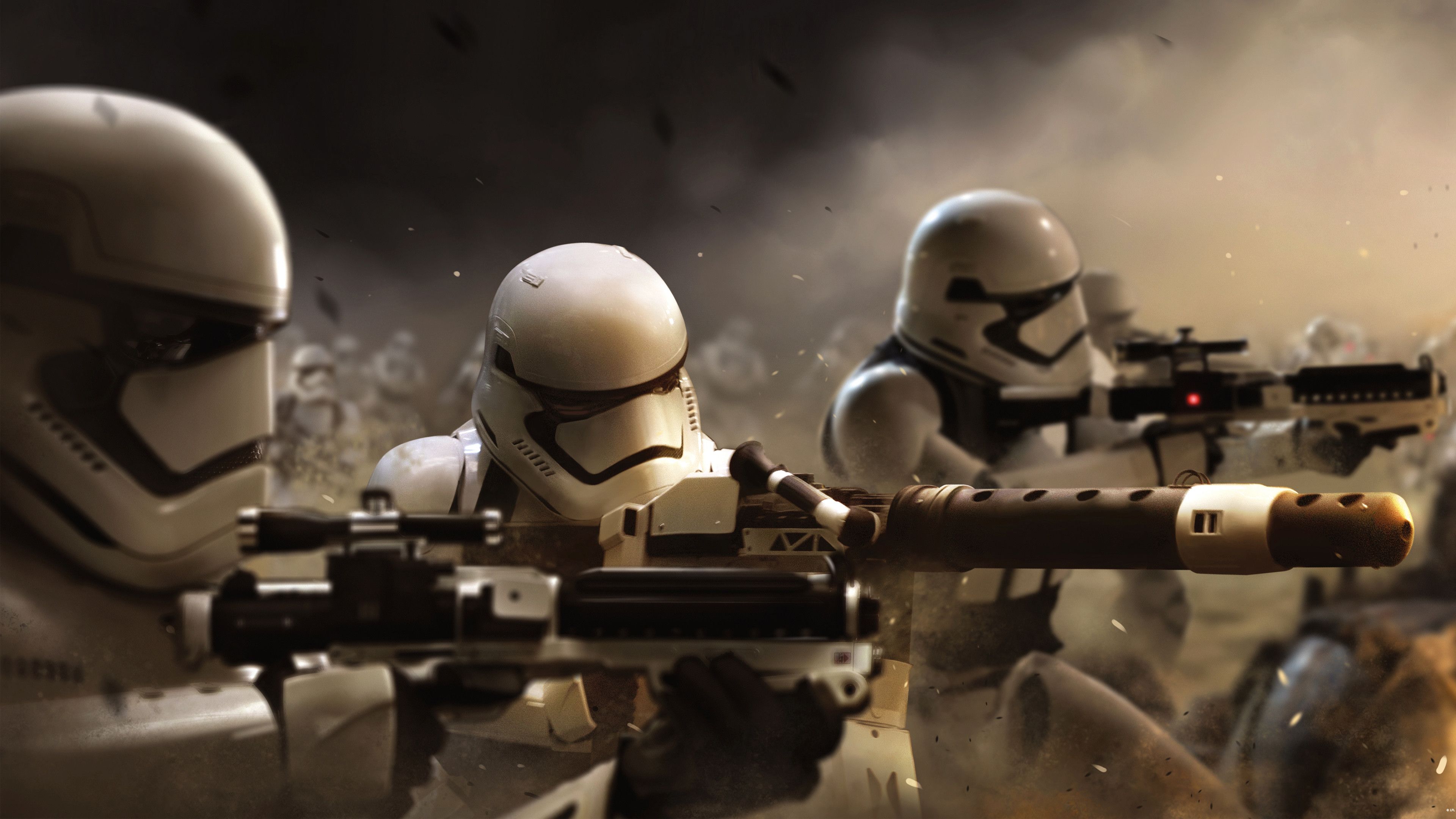 Stormtrooper LEGO Star Wars battaglia, 3840x2160 Ultra HD, 4K TV