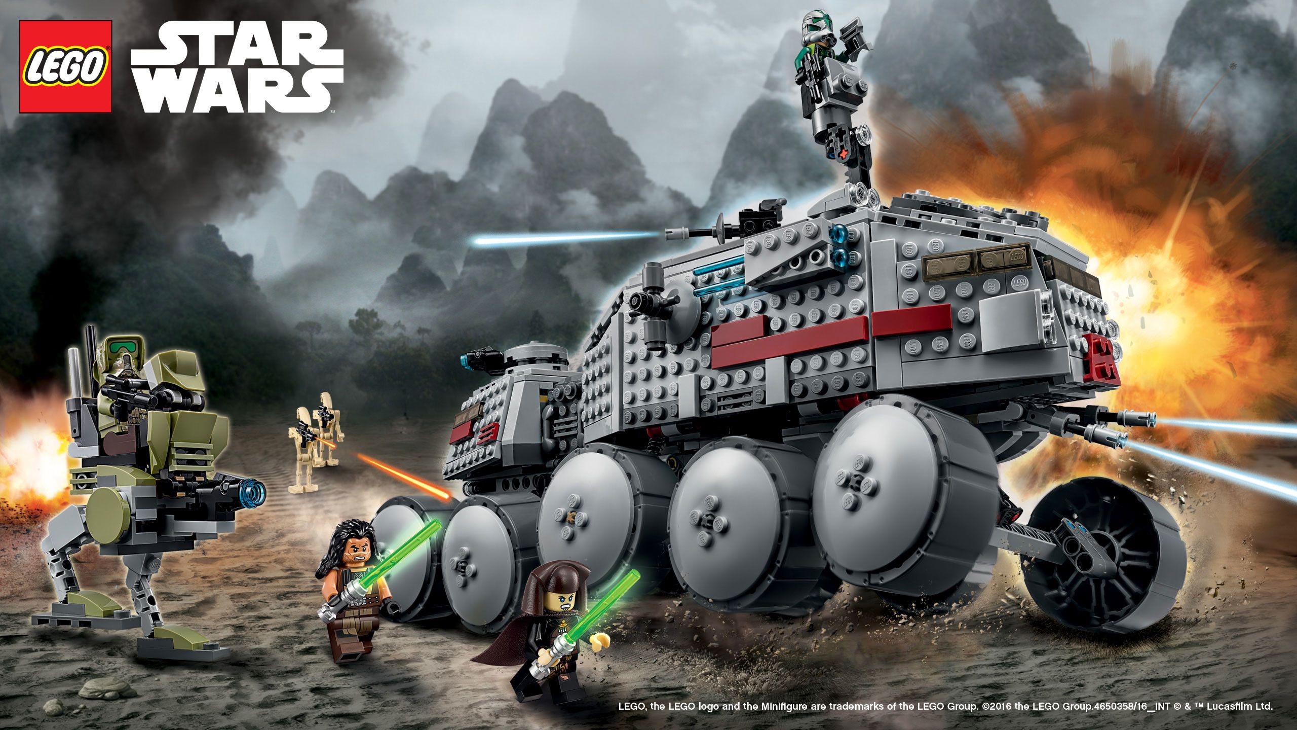 LEGO Star Wars veicolo clone, 2560x1440 1440p, Desktop