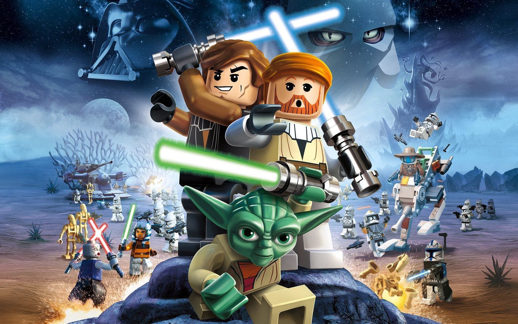 Personaggi LEGO Star Wars Yoda, 1680x1050 HD, Desktop