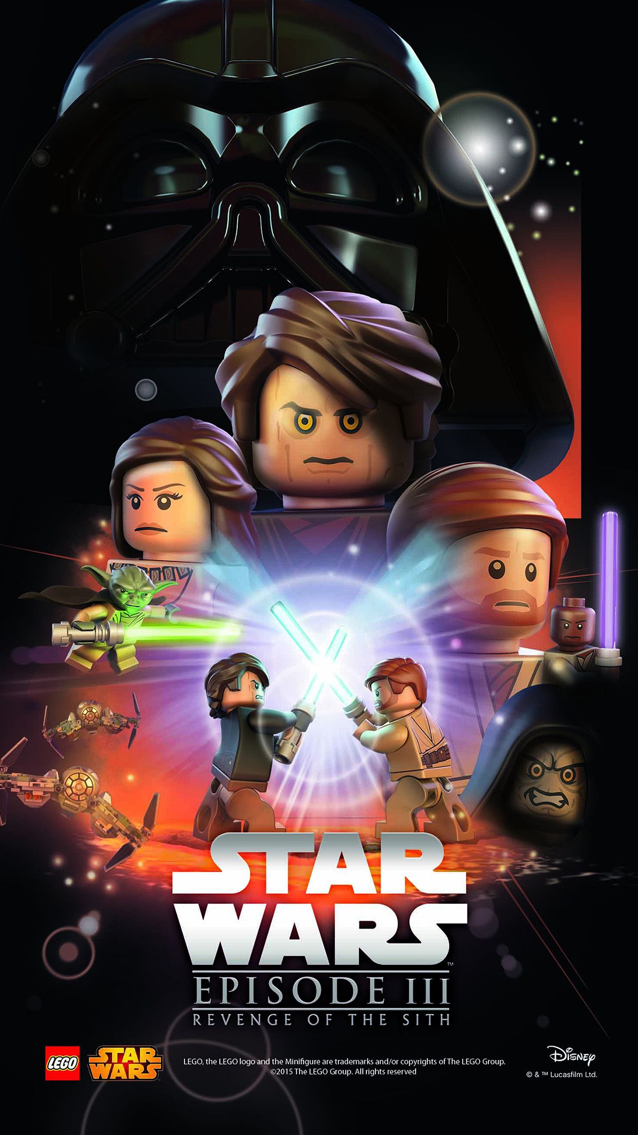 LEGO Star Wars Episodio III, costruzioni, 1242x2208 Full HD Verticale, iPhone Air