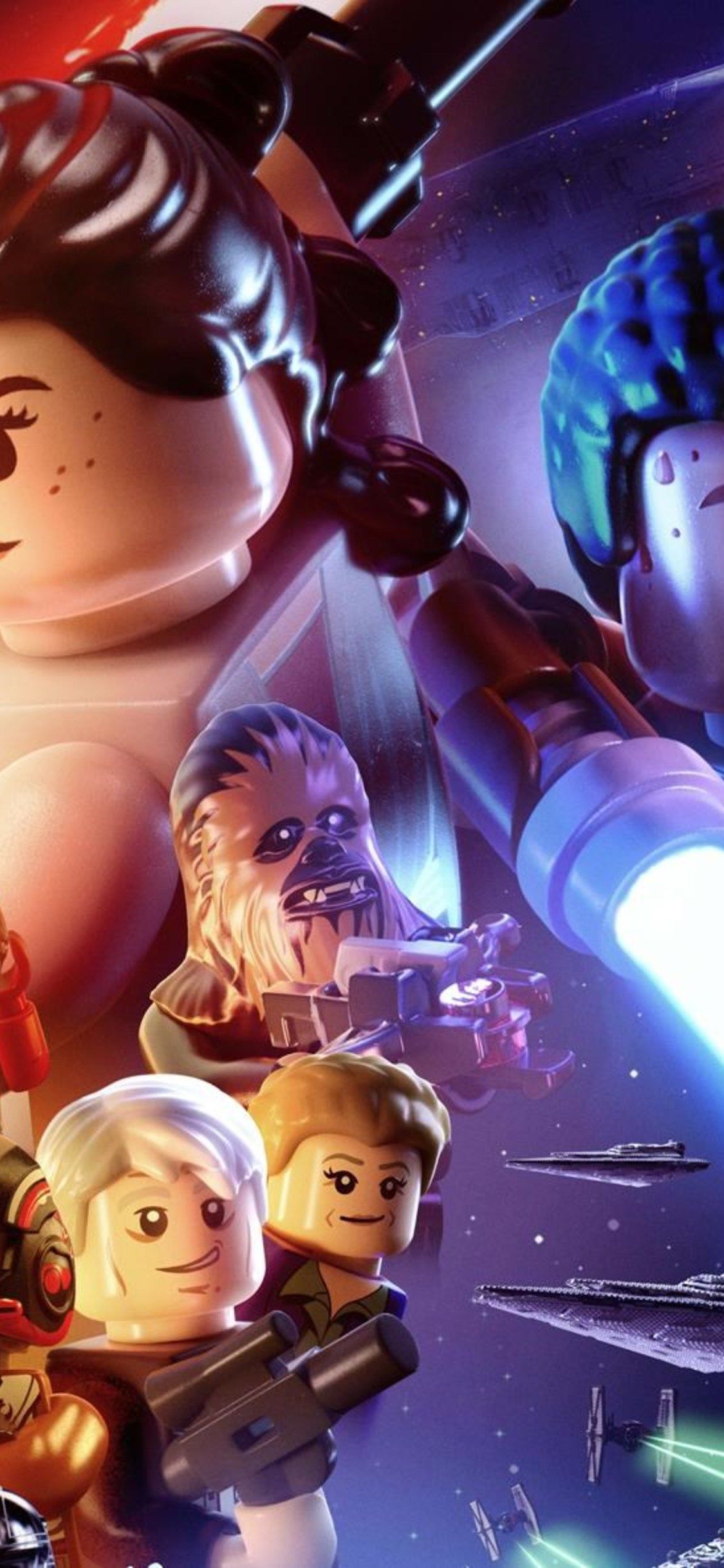 Personaggi LEGO Star Wars Force Awakens, 1125x2436 Verticale, iPhone Air
