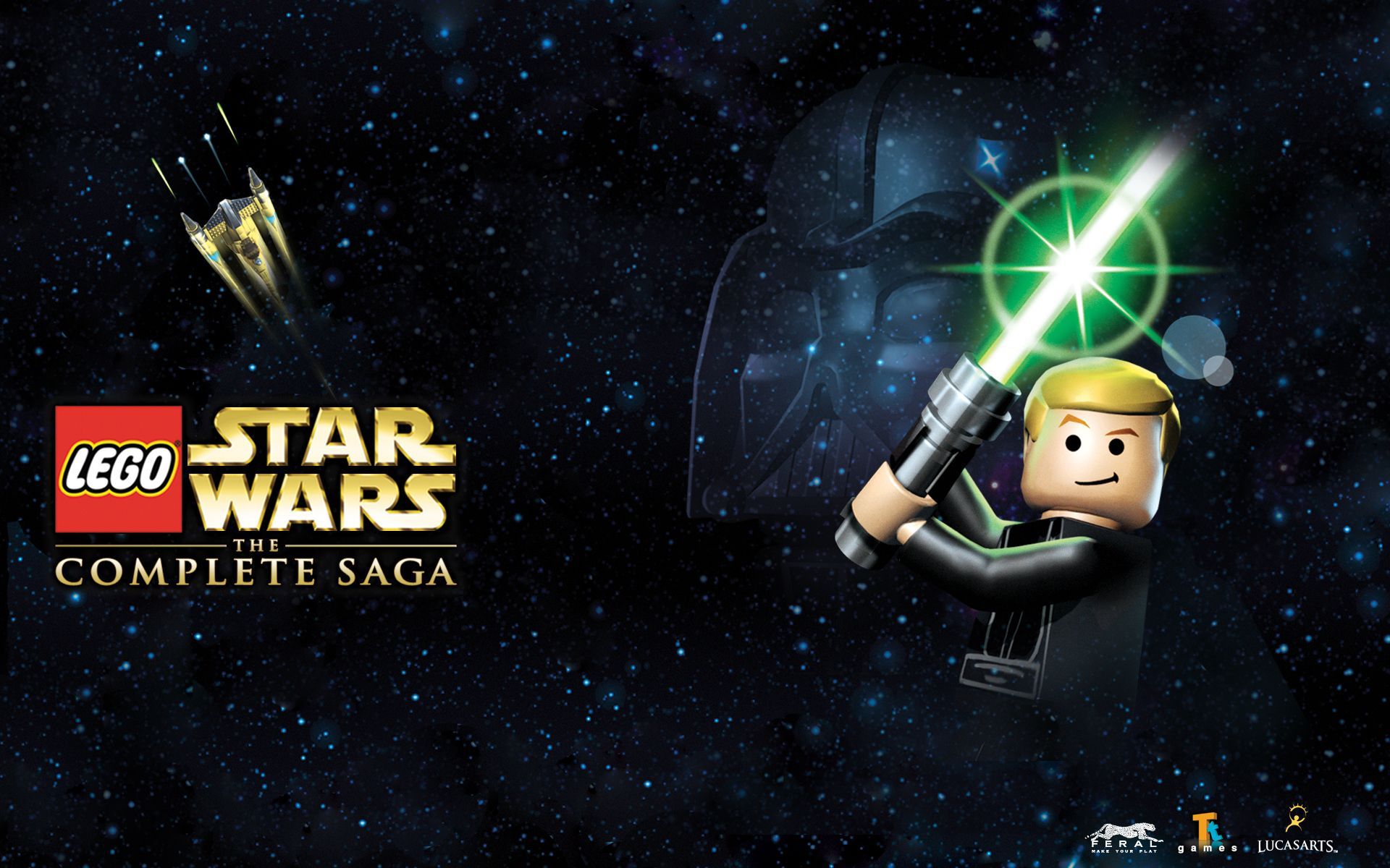 Logo Star Wars con personaggi LEGO, 1920x1080 Full HD, Desktop