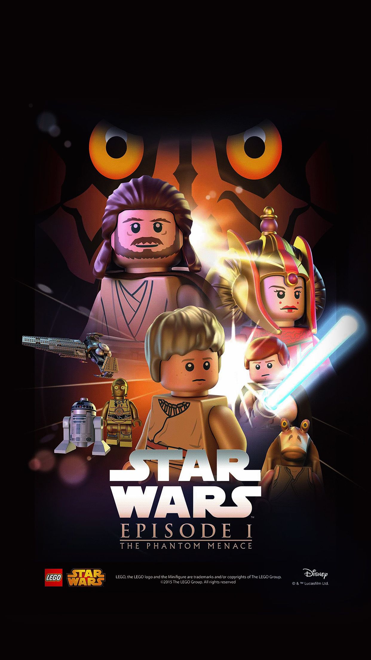 LEGO Star Wars Episodio 1, 1242x2208 Verticale, iPhone Pro