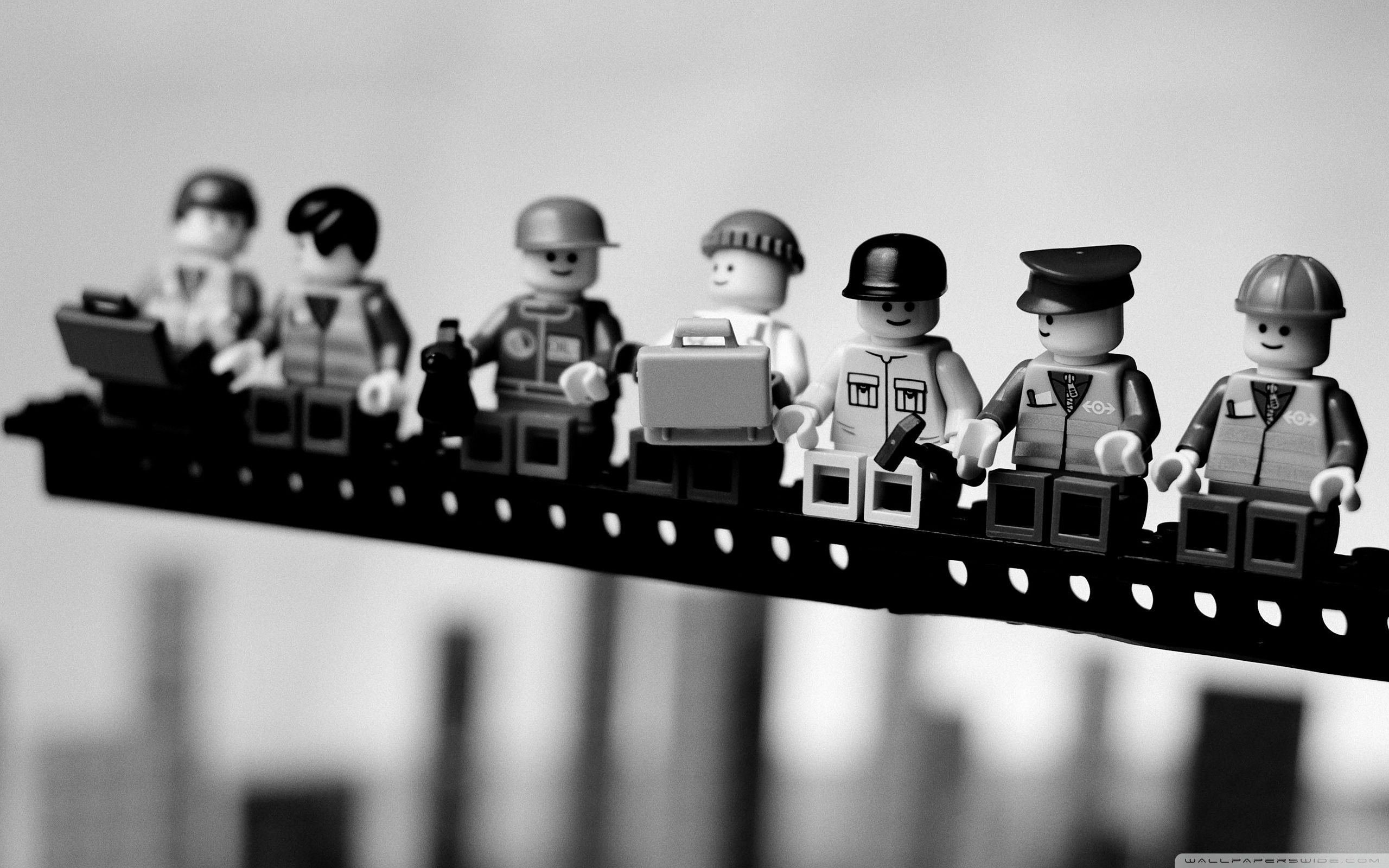 Minifigure LEGO vintage bianco nero, costruzioni, 750x1334 Full HD Verticale, Smartphone