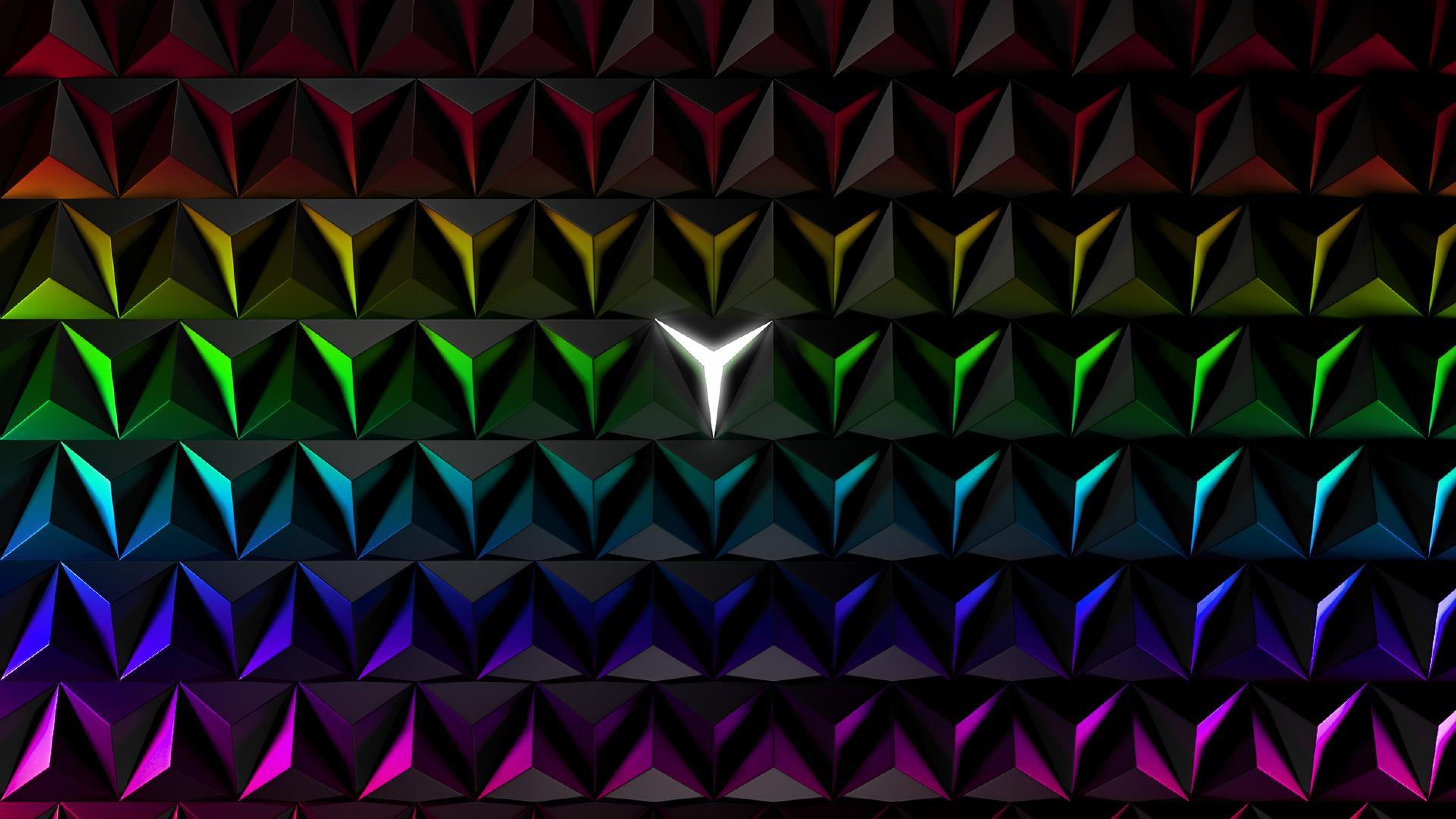 Tunnel triangoli neon viola, 1920x1080 Full HD 1080p, PC Desktop