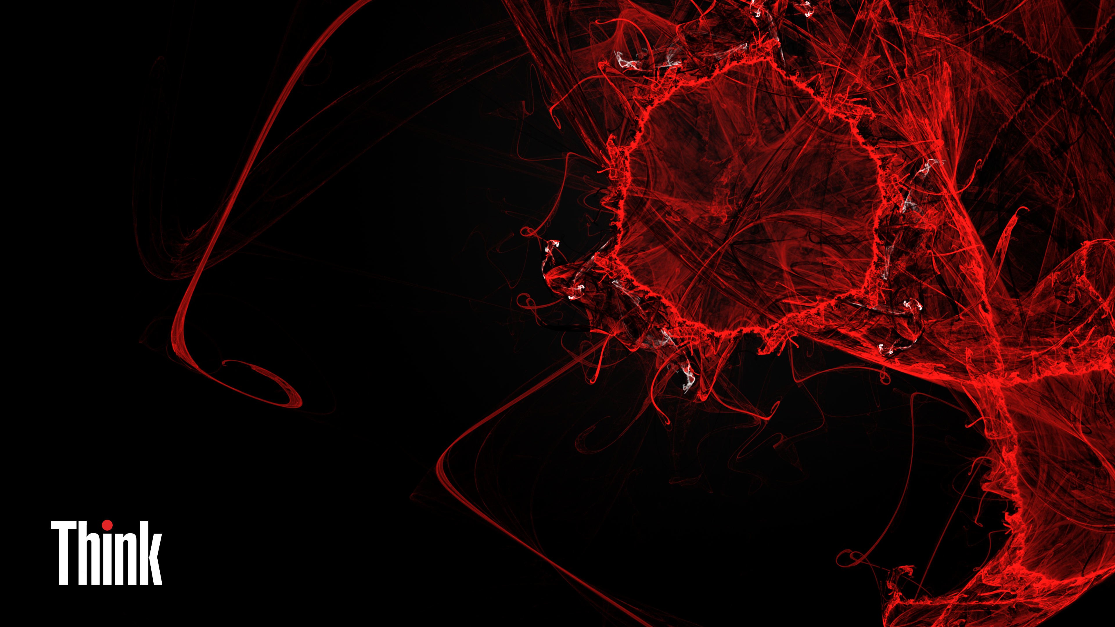 Chiodi neri con punto rosso ThinkPad, 2048x1600 2K, Desktop