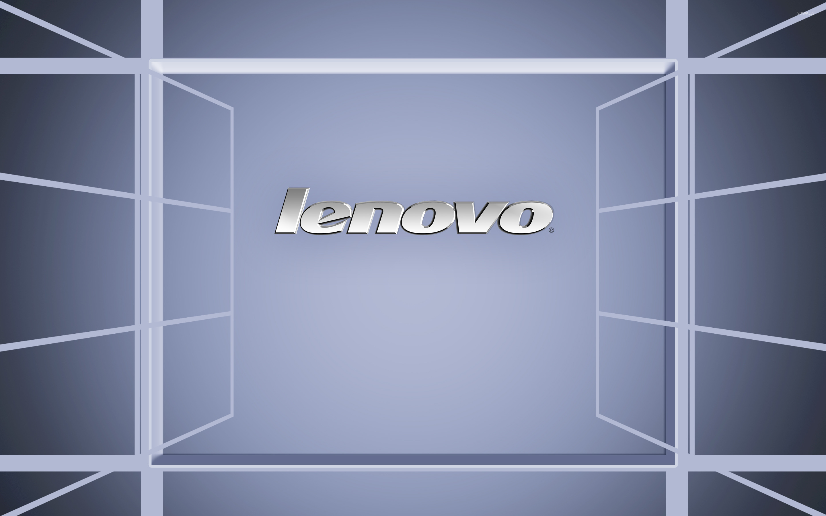 Logo Lenovo IdeaCentre astratto blu, 1920x1080 Full HD, Desktop