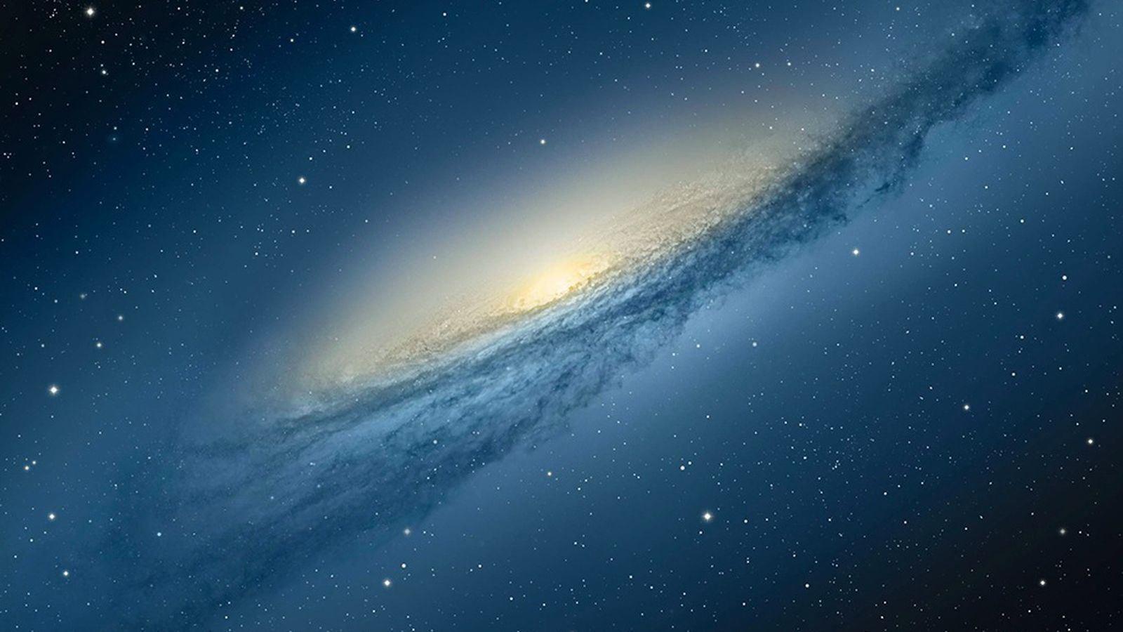 Galassia a spirale blu, 1600x900 HD, Desktop