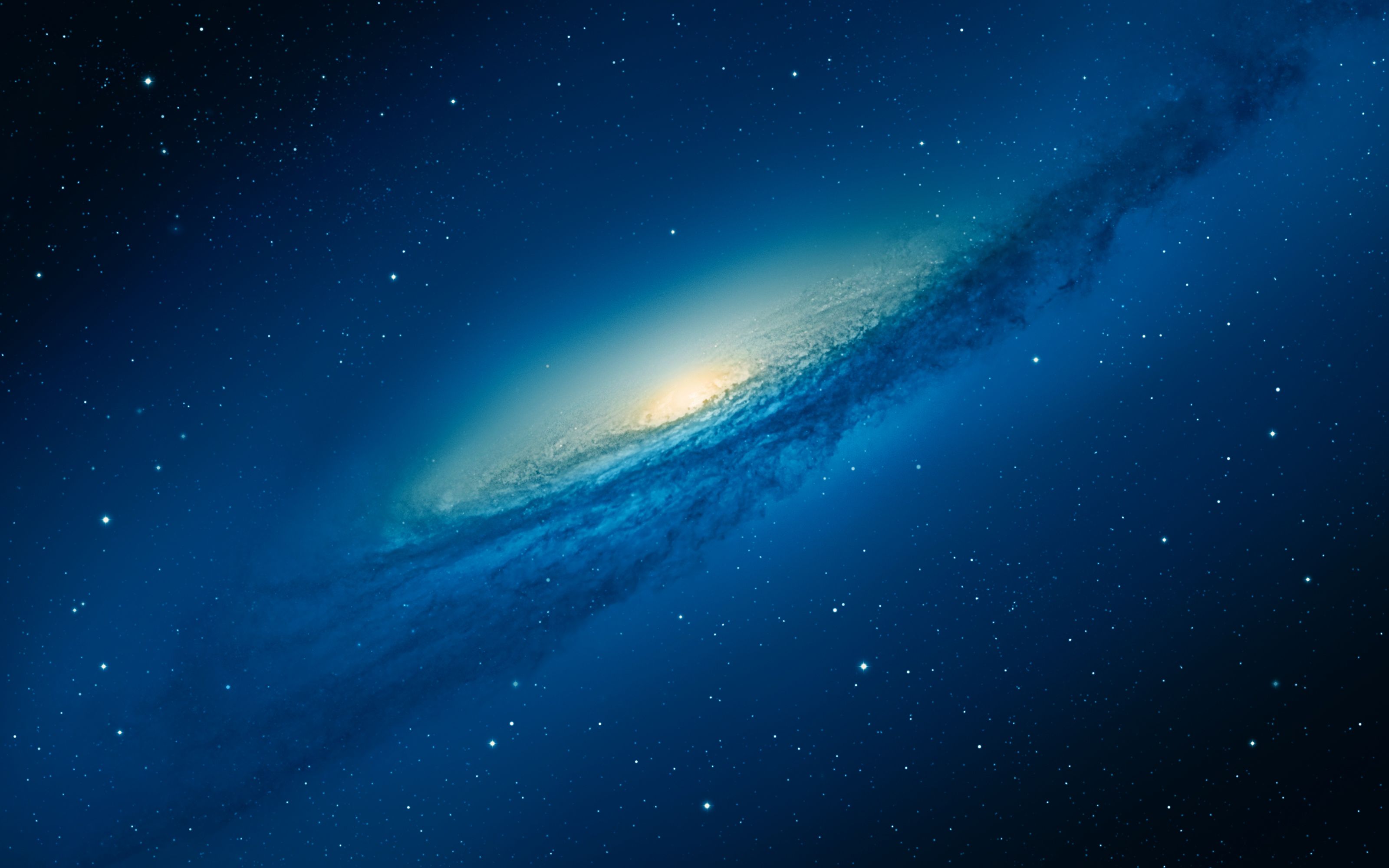 Galassia a spirale blu, 3200x2000 2K, Laptop