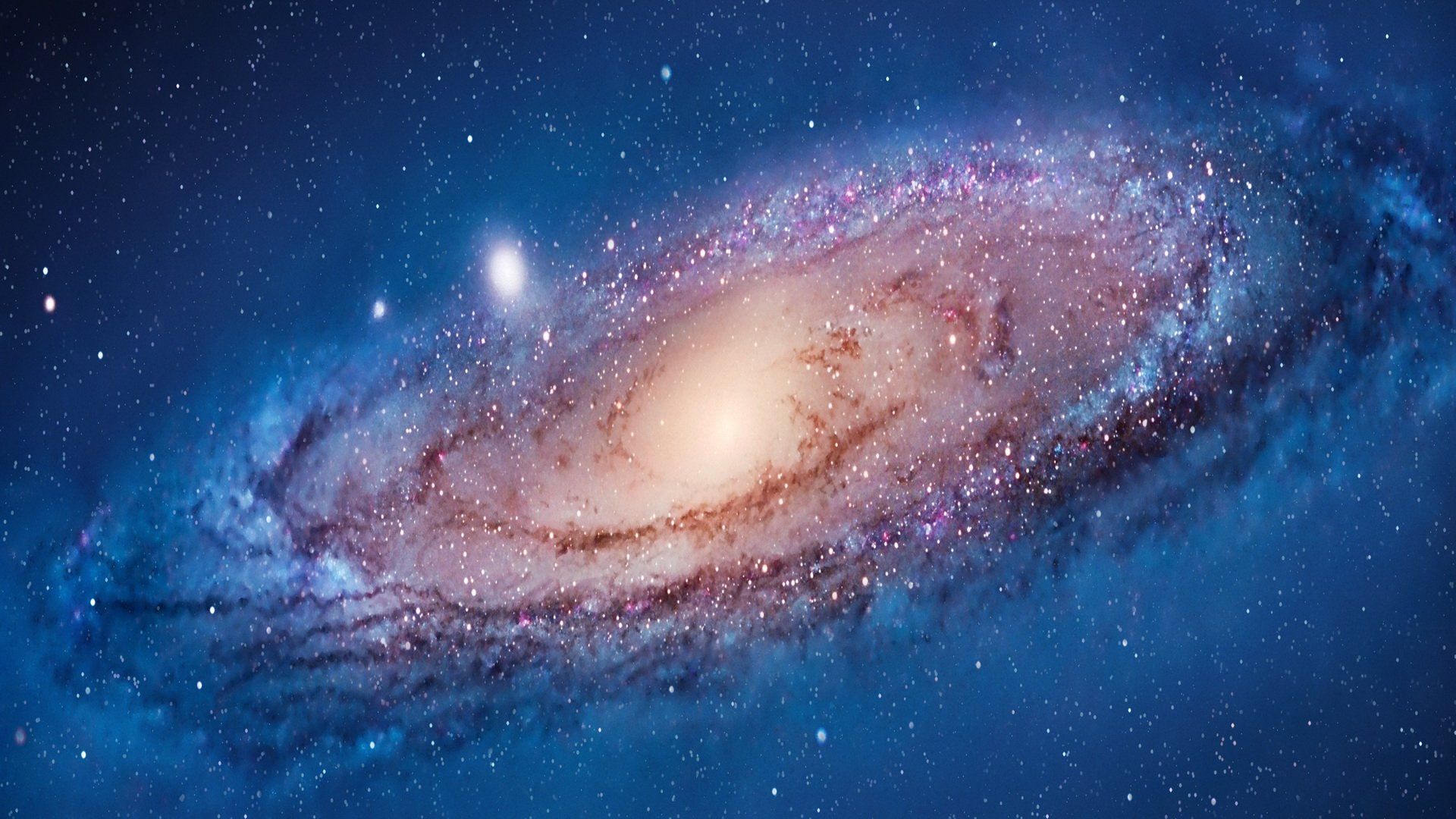 Galassia a spirale nello spazio, 3200x2000 2K, Desktop