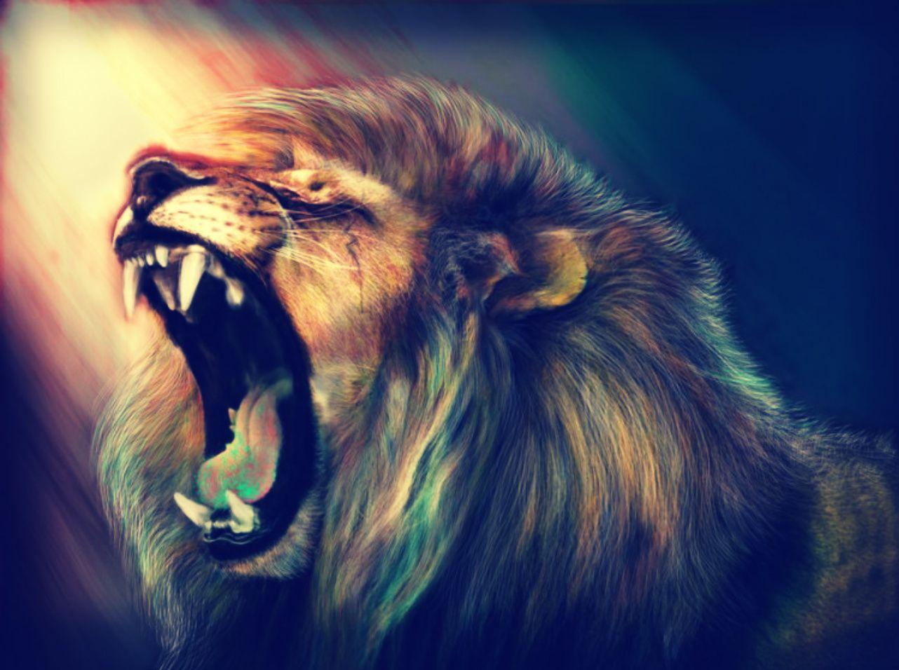 Leone ruggente artistico, 1282x956 720p, Lenovo Legion