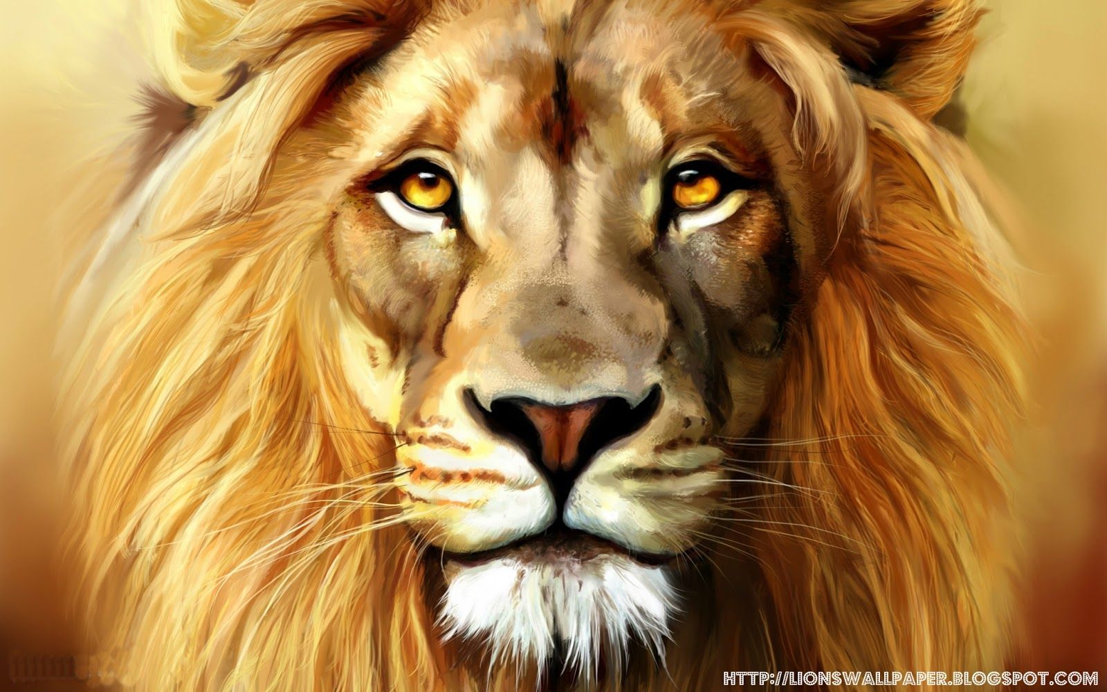 Ritratto di leone dipinto, 1600x1000 HD, Laptop