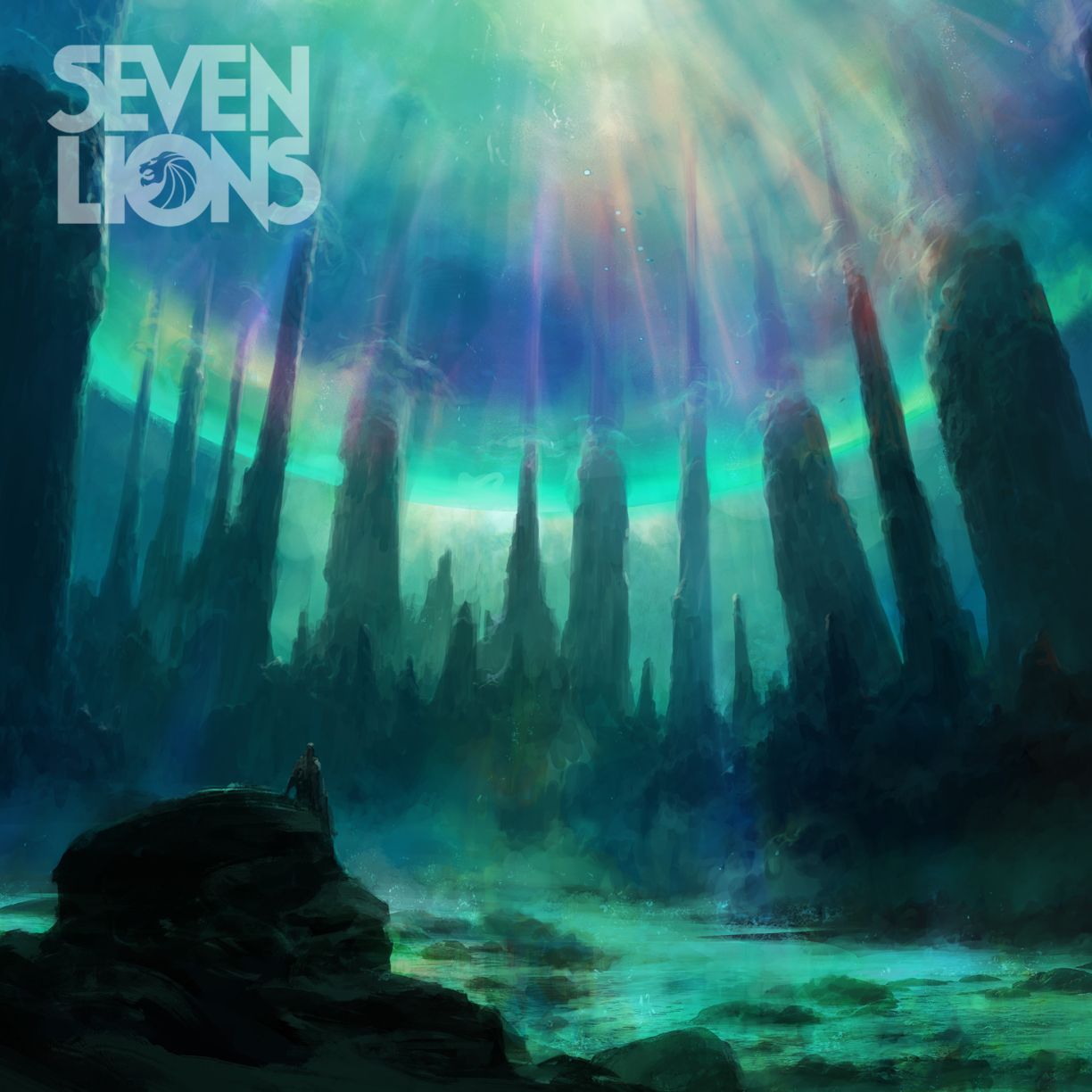 Seven Lions copertina album verde, 1224x1224 HD, Desktop