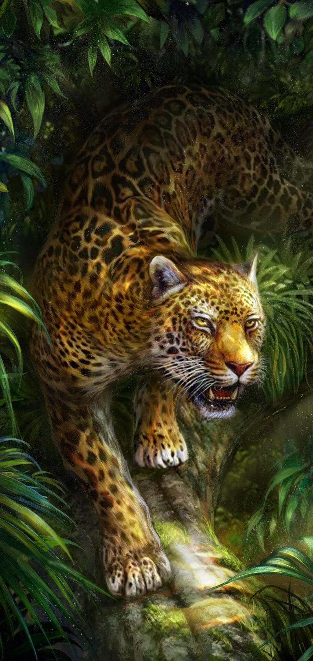 Leopardo su sfondo scuro, 1280x1024 HD, Desktop